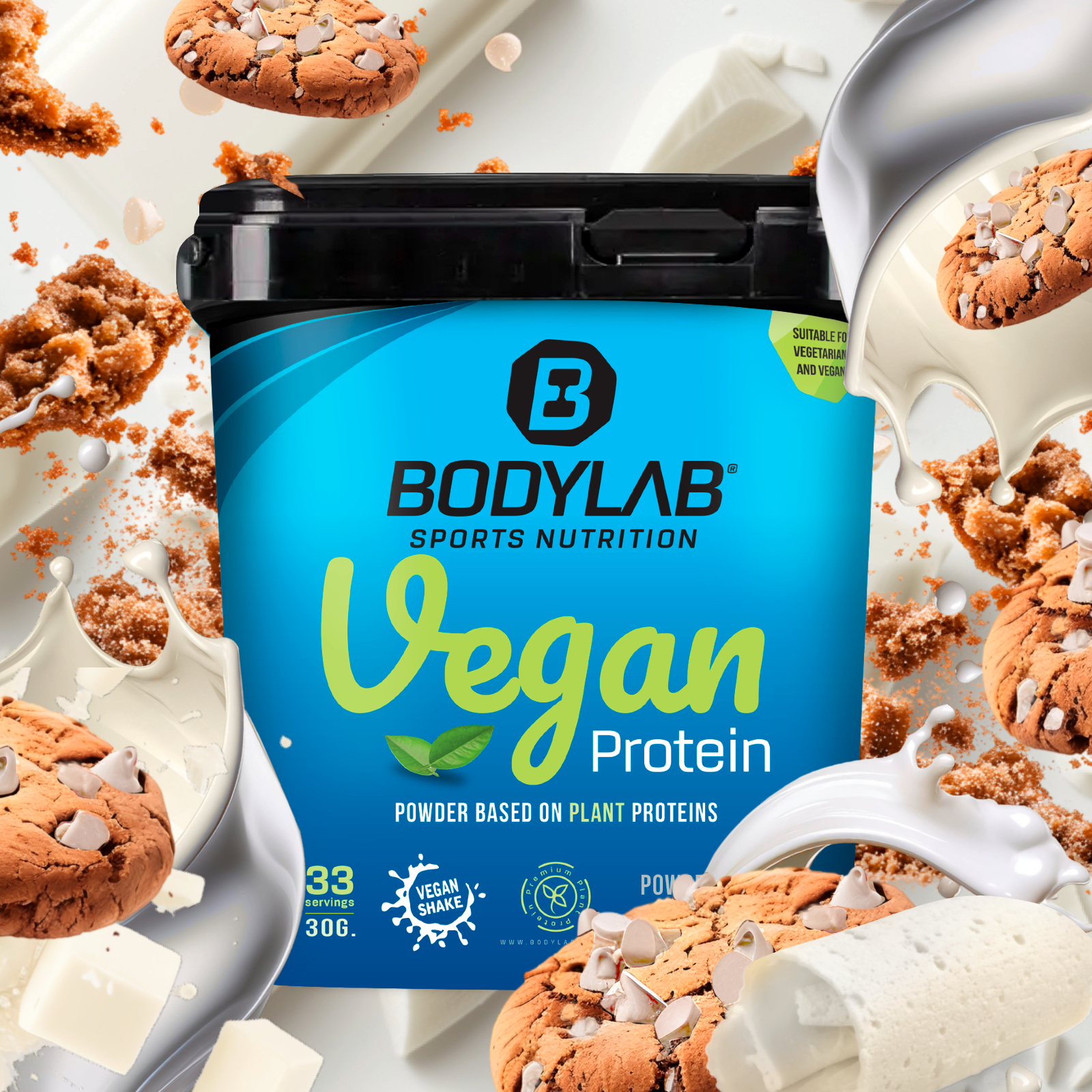Vegan Protein (1000g) White Chocolate Cookie Crumble