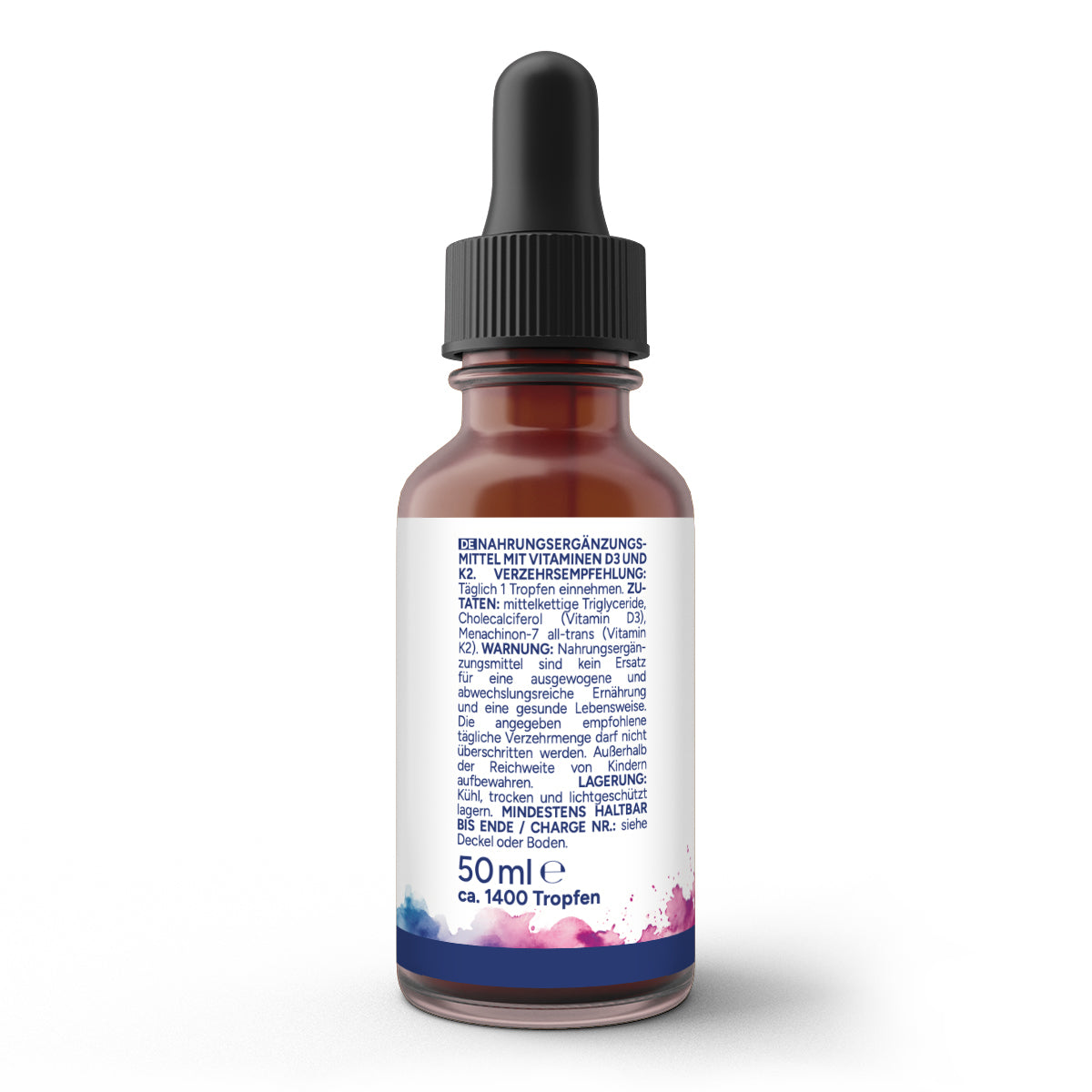 Vitamin D3 + K2 Öl Tropfen (50ml)