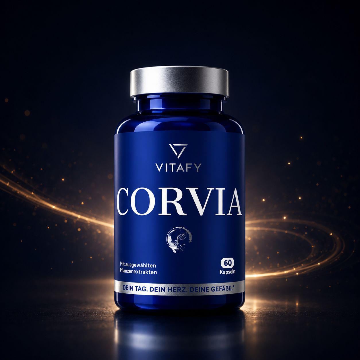 CORVIA - Herz Gefäß Komplex mit schwarzem Knoblauch (60 Kapseln)