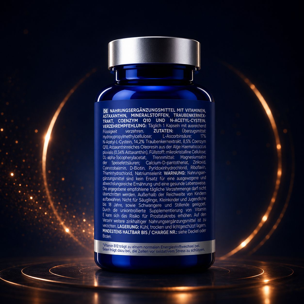 Q10 Zellschutz Komplex mit OPC, NAC und Astaxanthin (60 Kapseln)