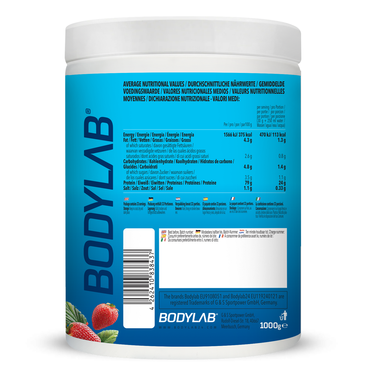 3K-Protein (1000g) Strawberry Heaven
