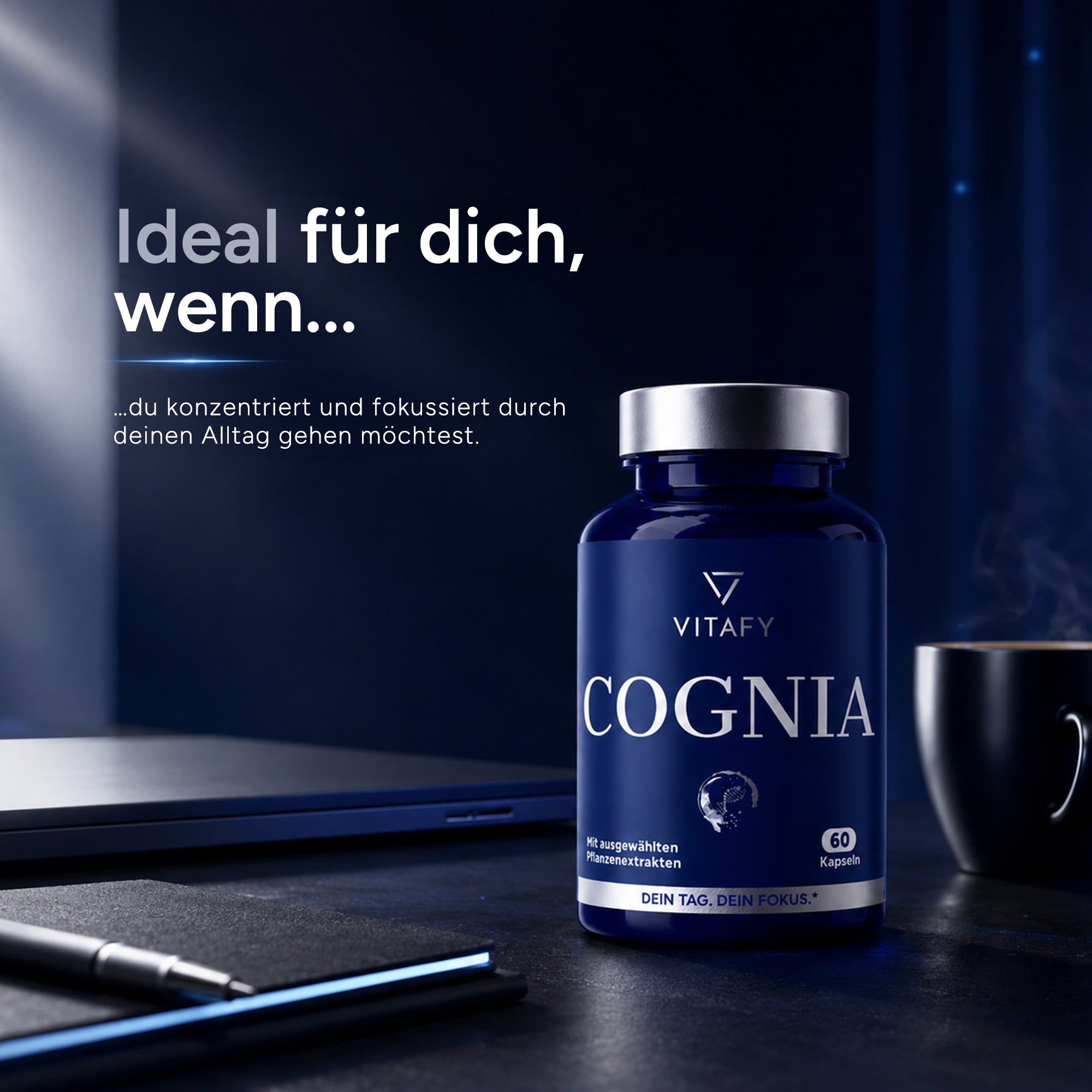 COGNIA - Konzentration und Fokus Komplex (60 Kapseln)