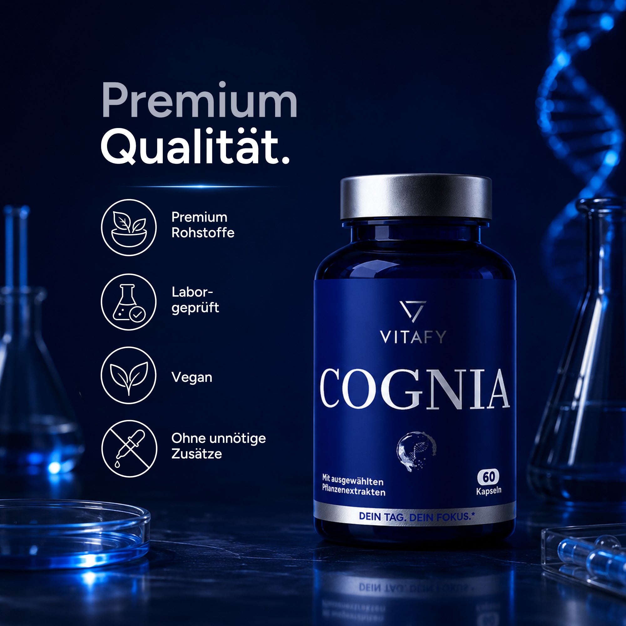 COGNIA - Konzentration und Fokus Komplex (60 Kapseln)