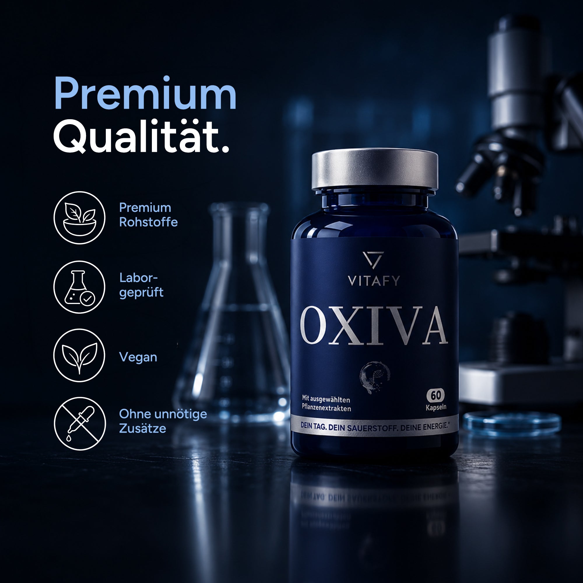 OXIVA - Sauerstoff Transport Komplex (60 Kapseln)