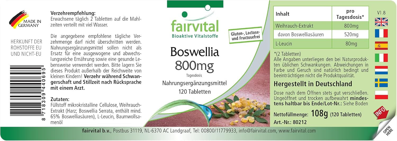 Boswellia (120 Tabletten)