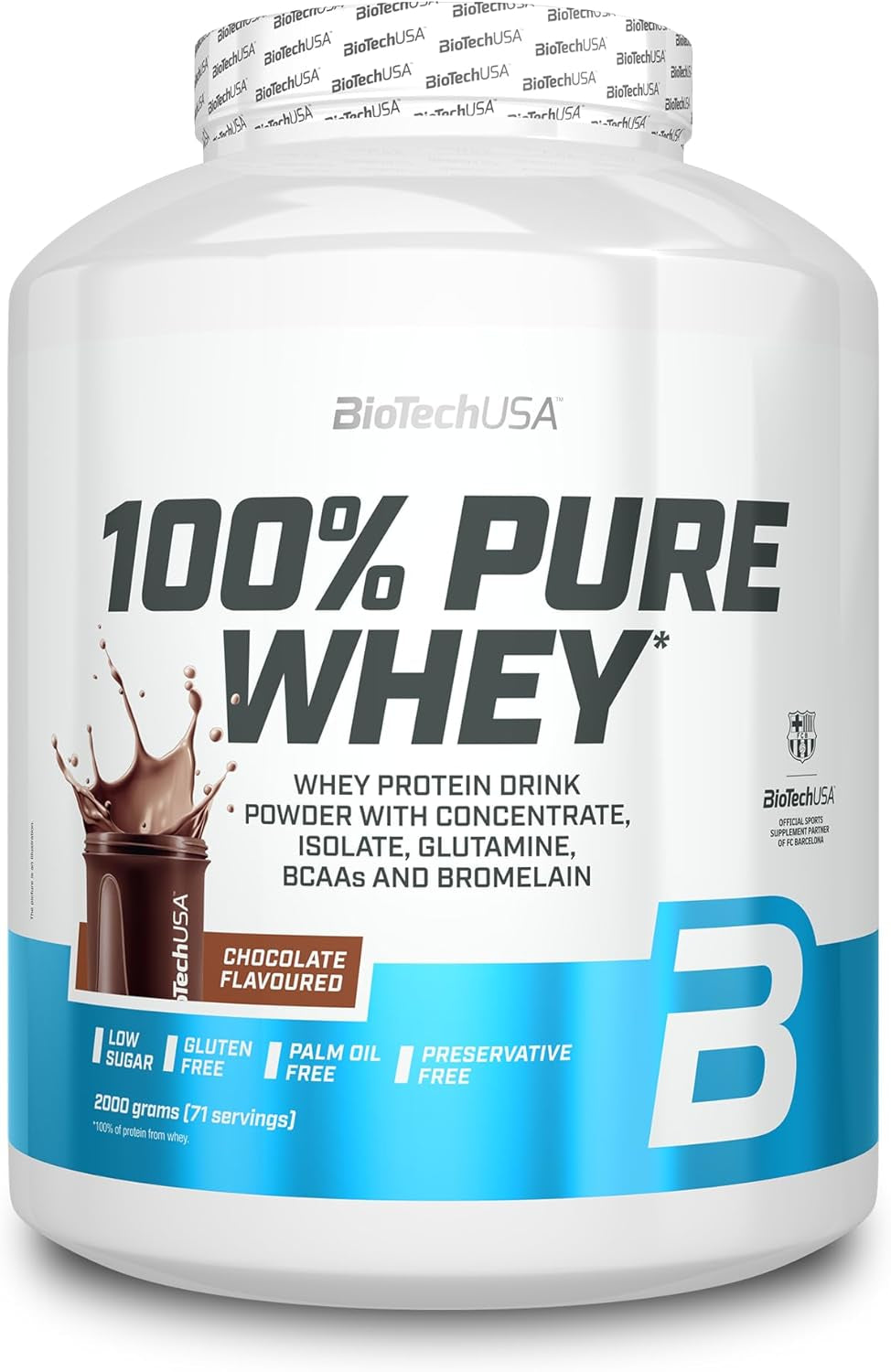 100% Pure Whey (2000g) Schokolade