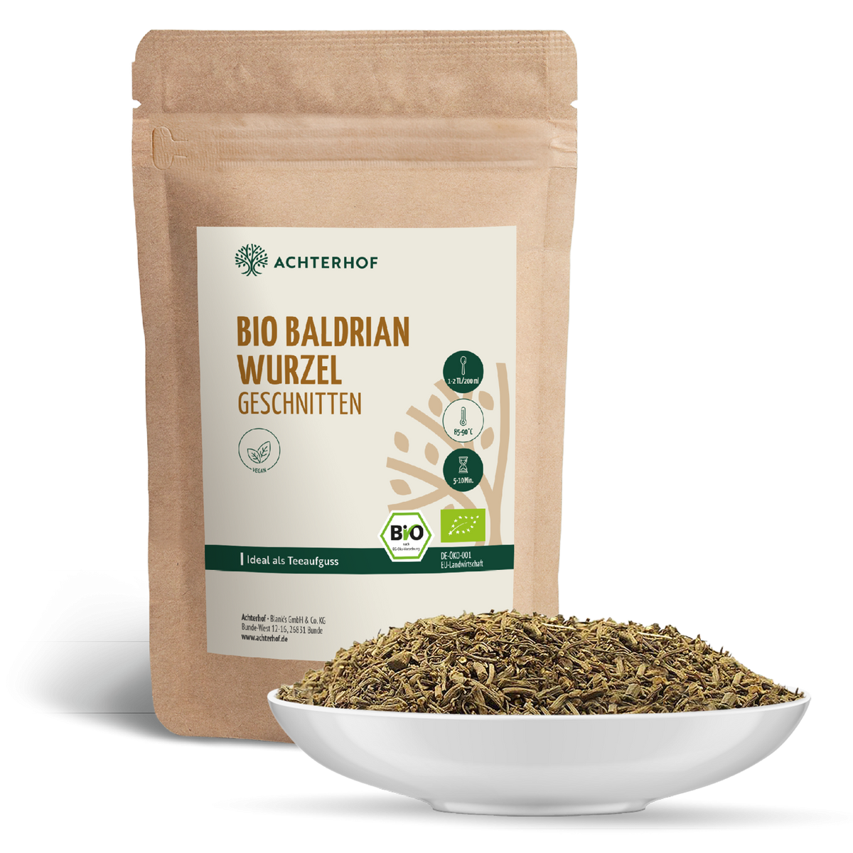 Baldrianwurzel geschnitten Bio (100g)