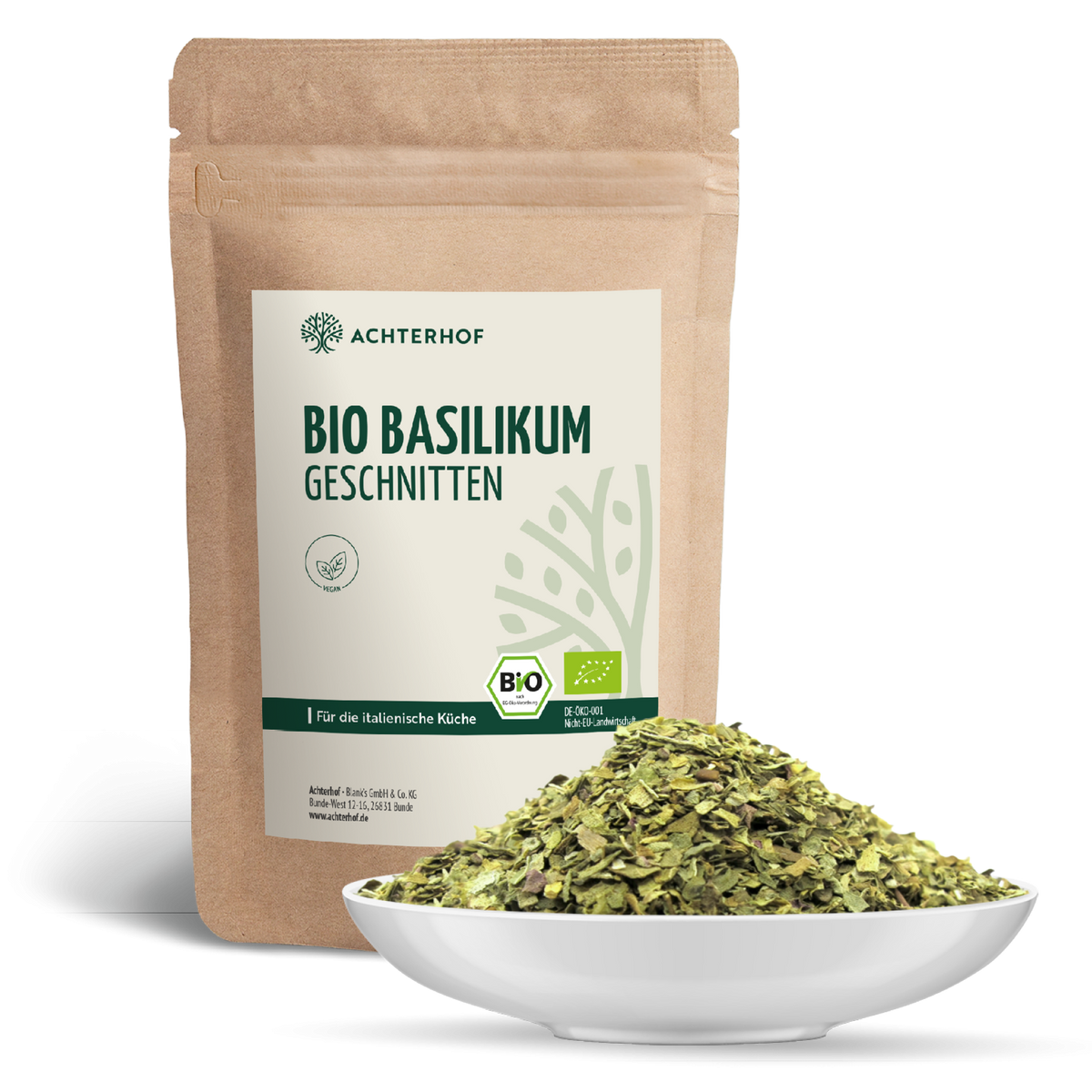 Basilikum geschnitten Bio (500g)