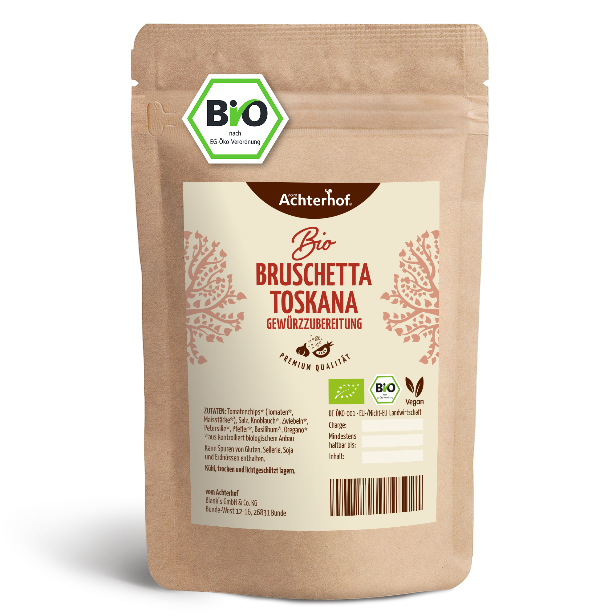 Bruschetta Toskana Gewürzzubereitung Bio (100g)