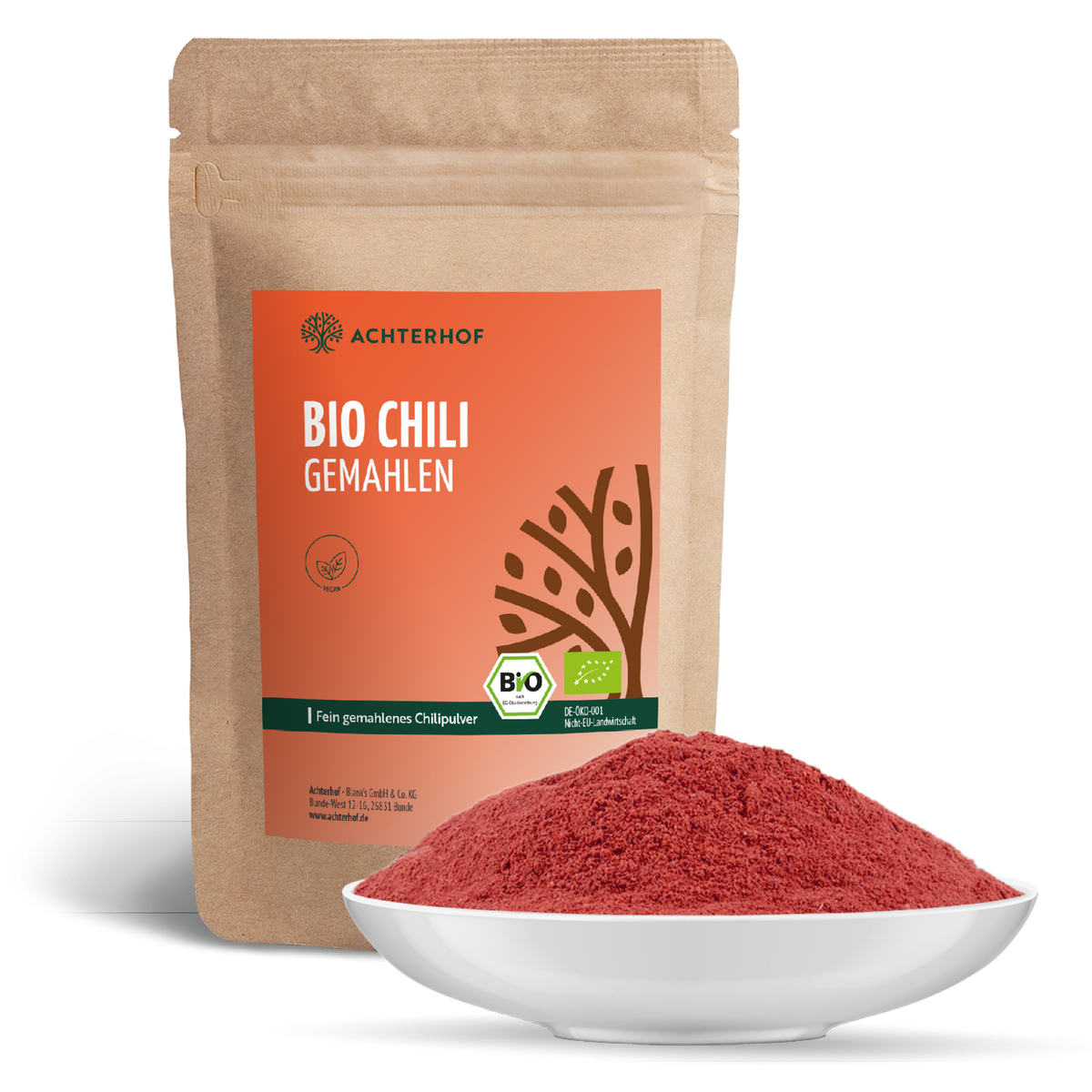 Chili gemahlen Bio (250g)