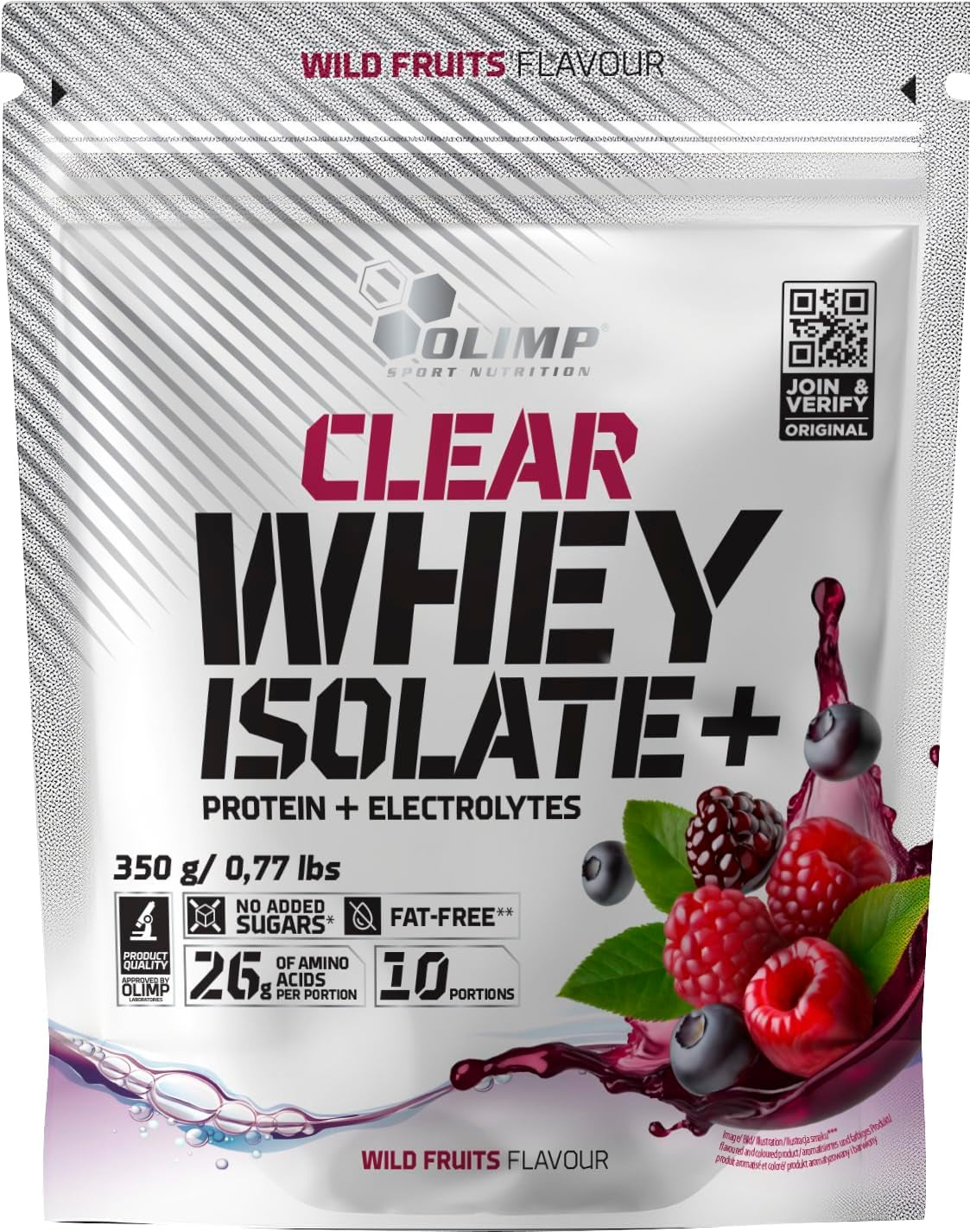 Clear Whey Isolate+ (350g) Wild fruits