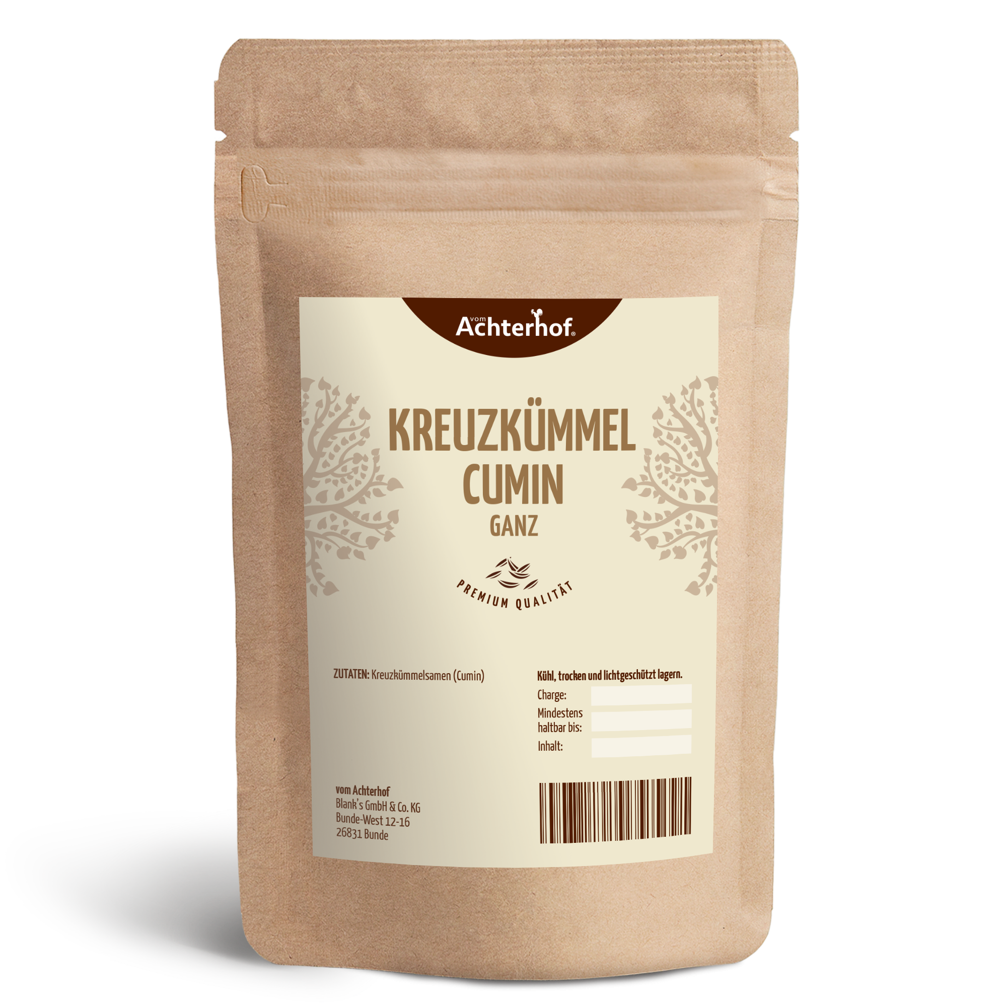 Kreuzkümmel Cumin ganz (500g)