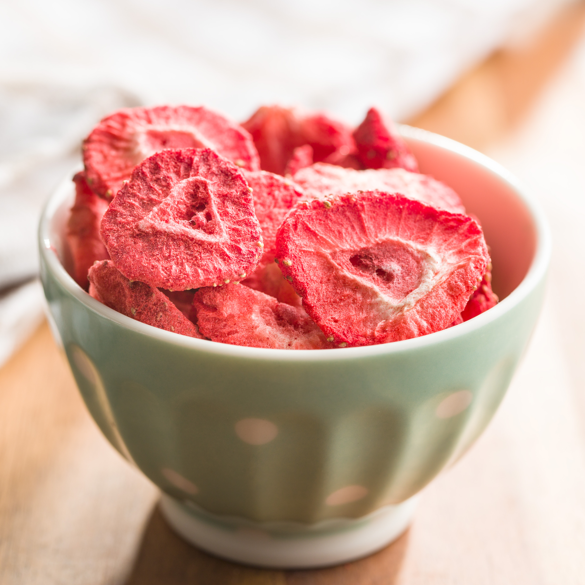 Bio Erdbeerscheiben gefriergetrocknet (100g)