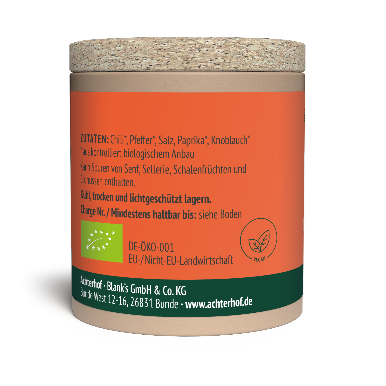 Bio Feuer & Flamme Gewürzzubereitung (60g)