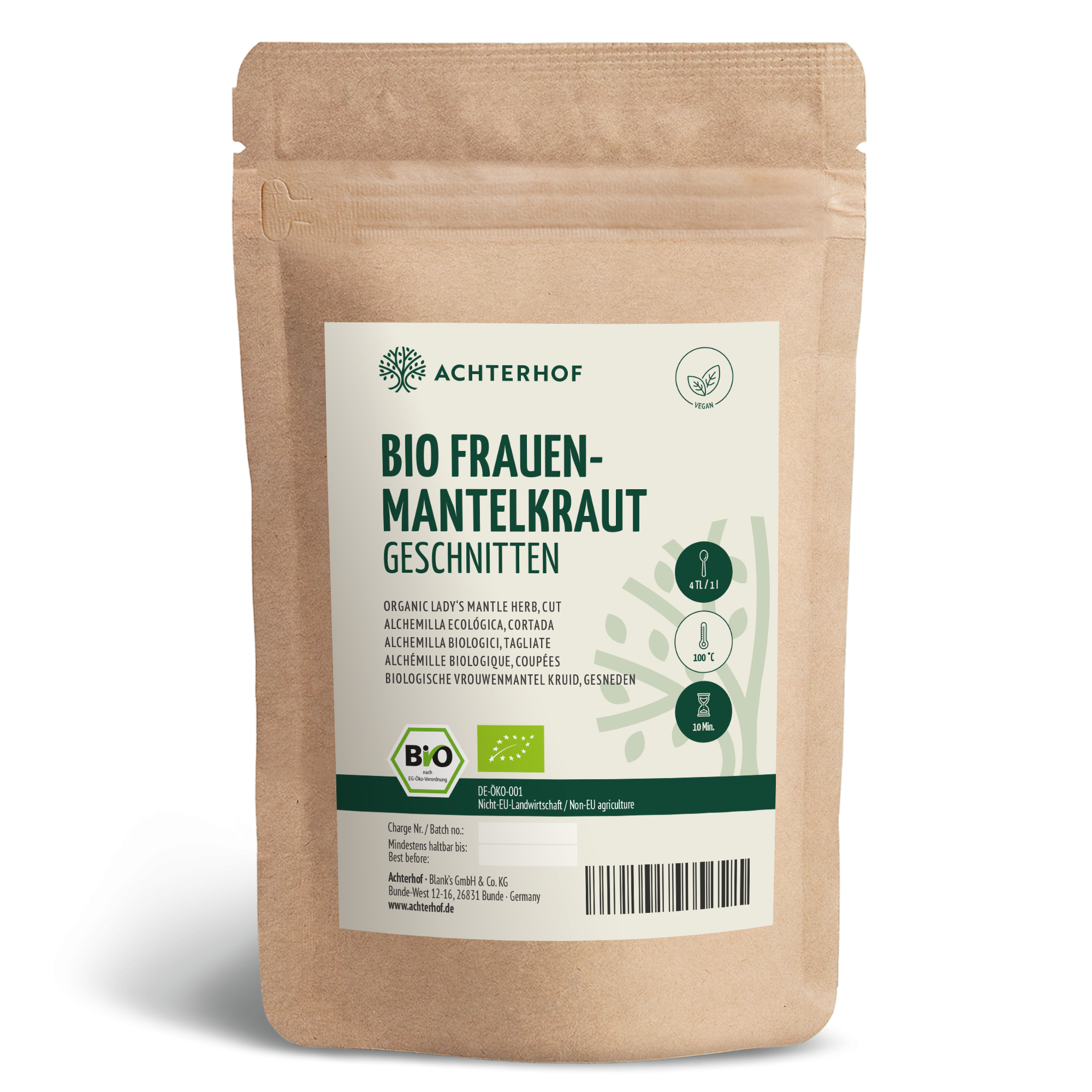 Frauenmantelkraut geschnitten Bio (250g)