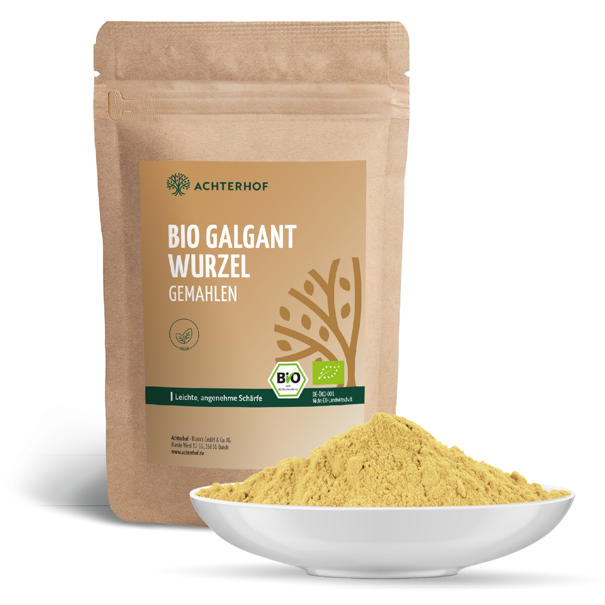 Galgantwurzel Pulver Bio (250g)