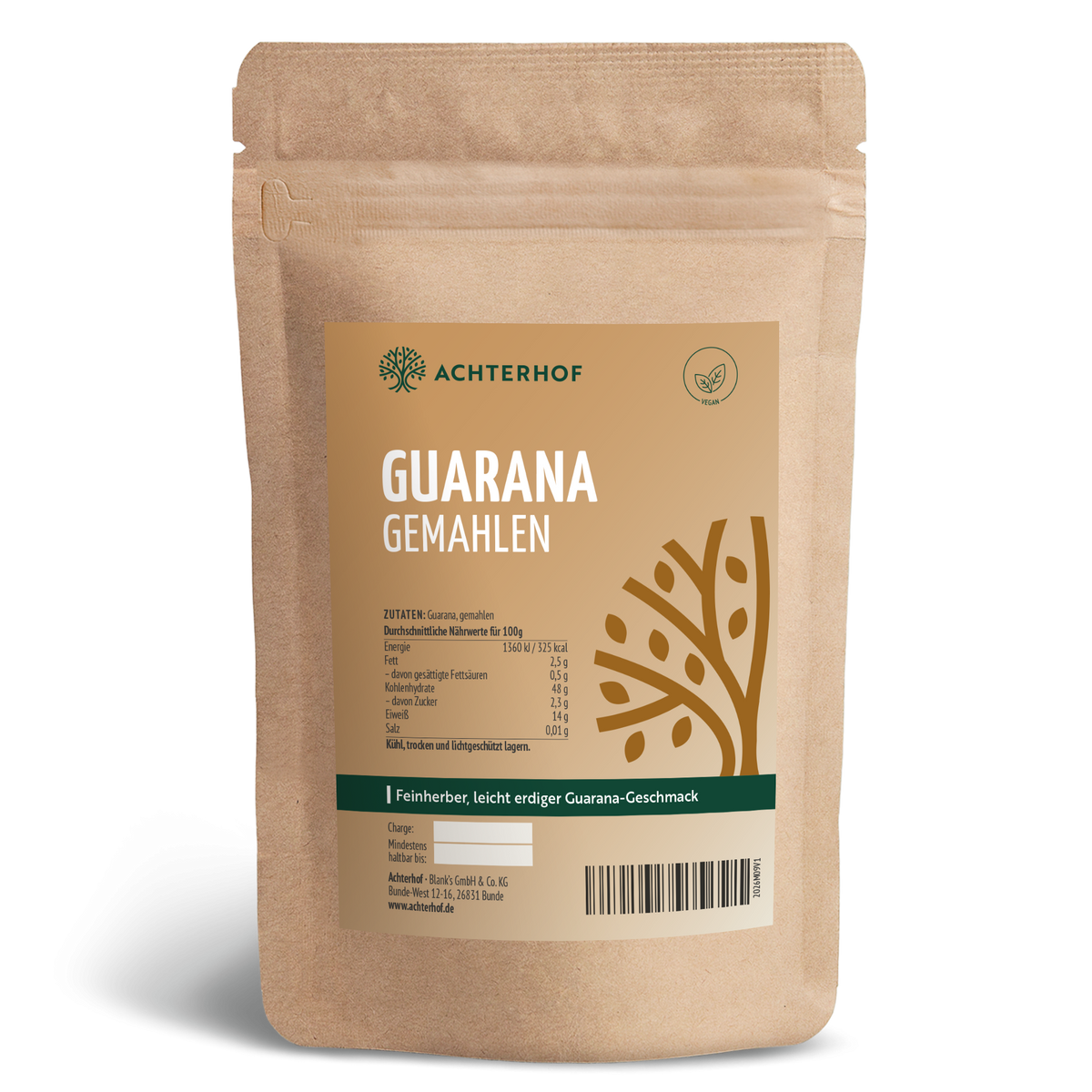 Guarana gemahlen (500g)