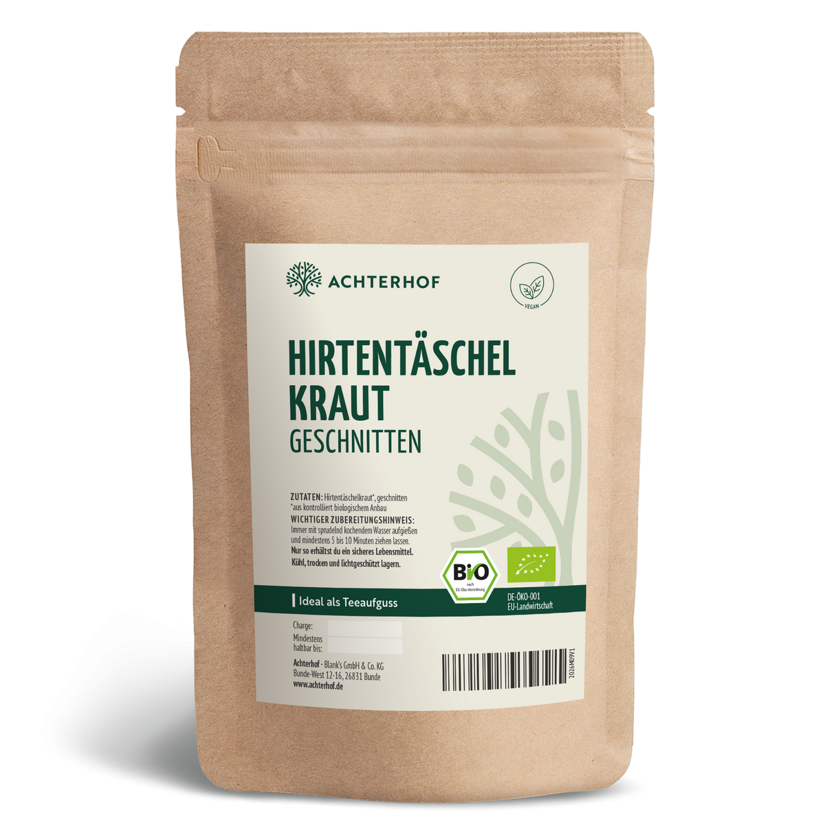 Hirtentäschelkraut geschnitten Bio (100g)