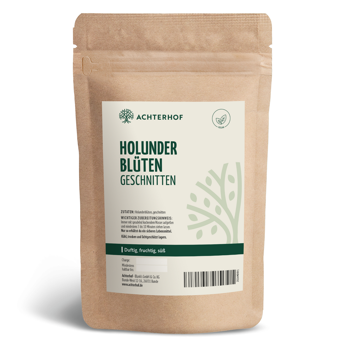 Holunderblüten geschnitten (500g)