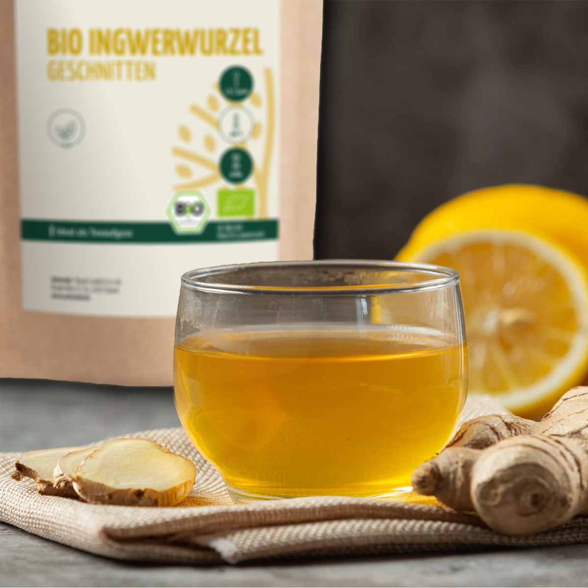 Ingwerwurzel geschnitten Bio (100g)