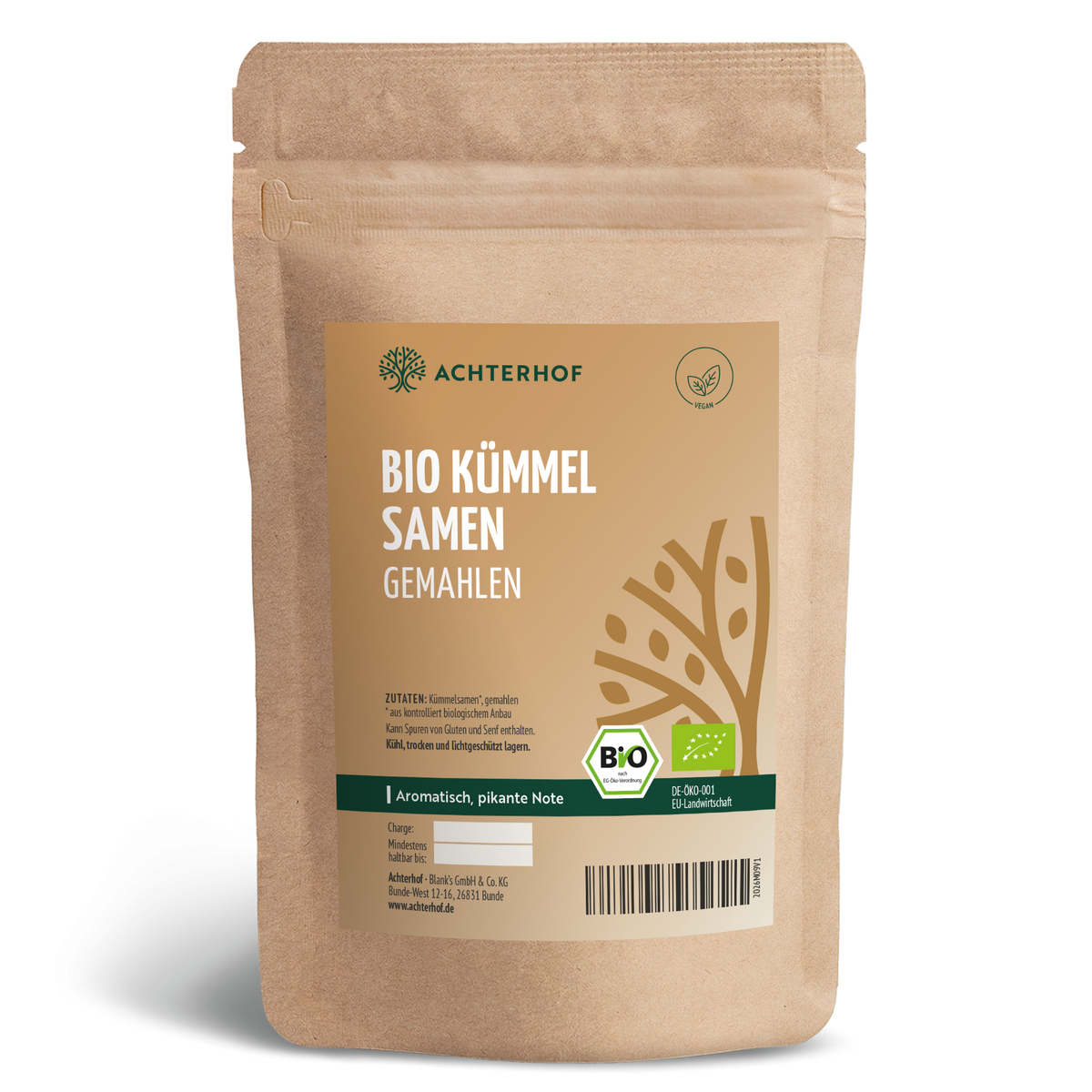 Kümmelsamen gemahlen Bio (250g)