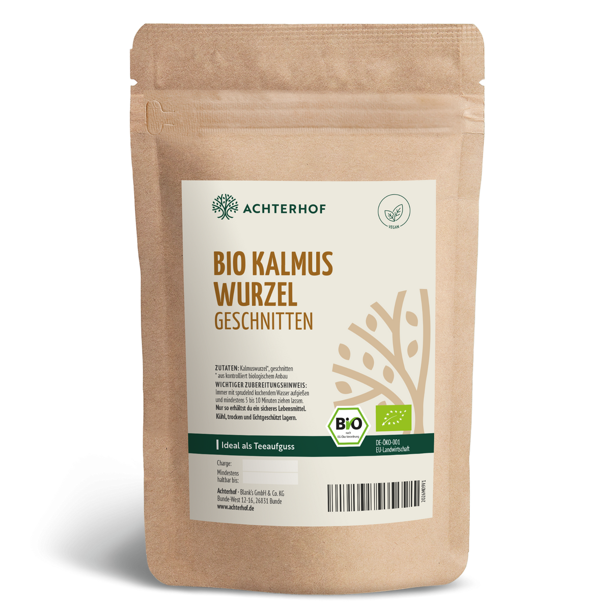 Kalmuswurzel geschnitten Bio (500g)