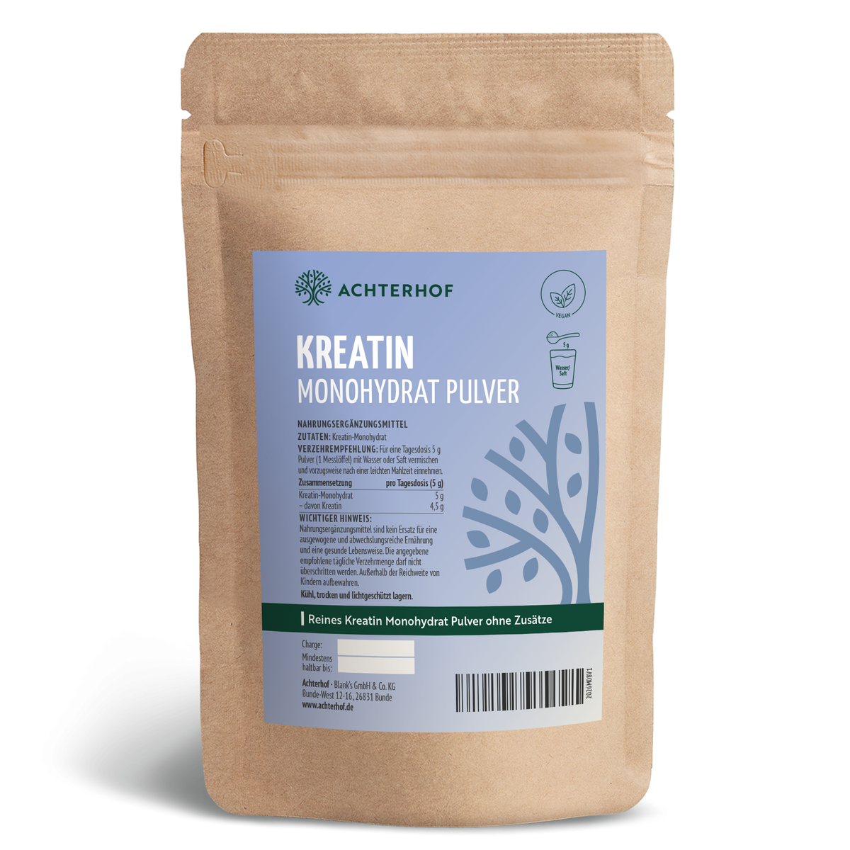 Kreatin Monohydrat Pulver (100g)