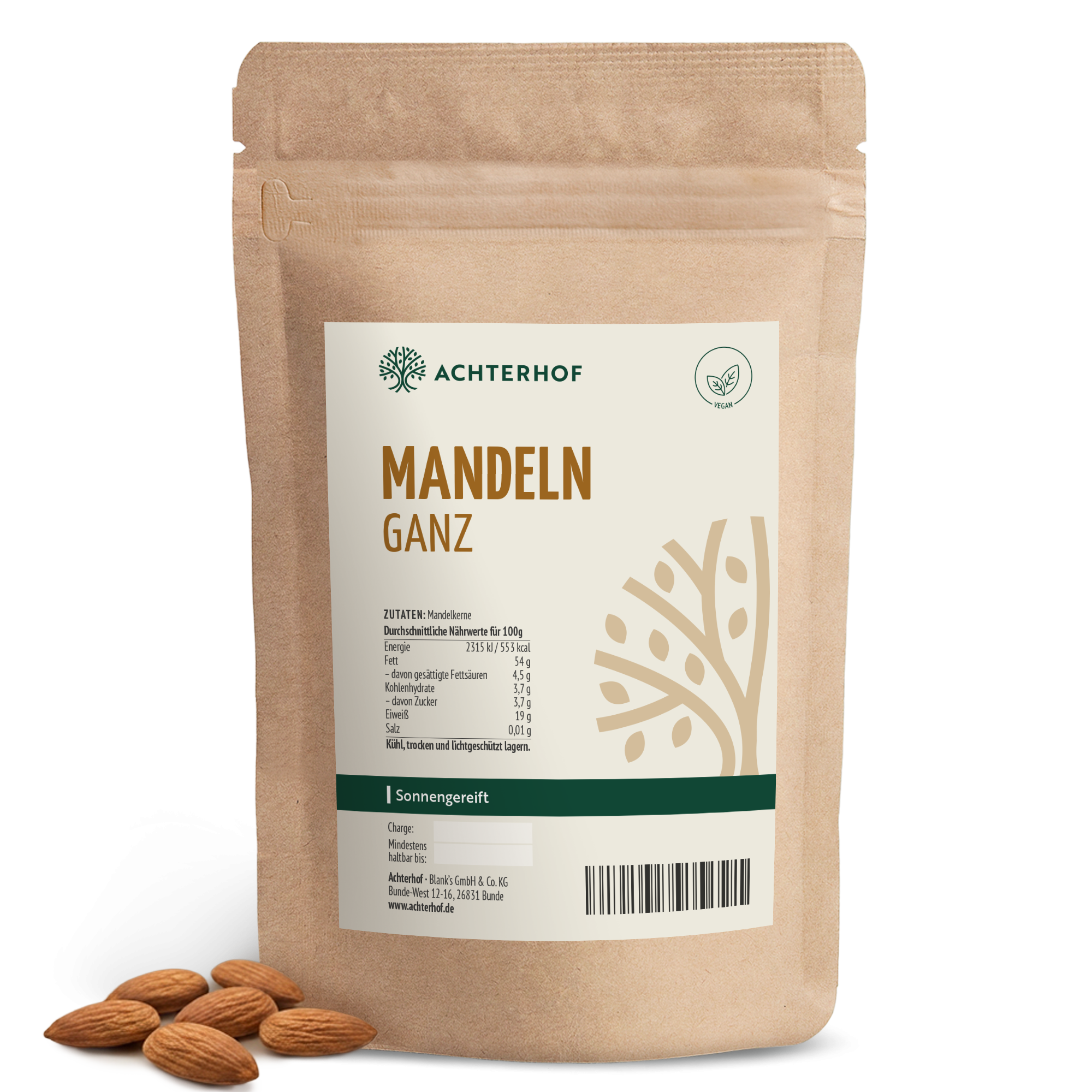 Mandeln ganz (500g)