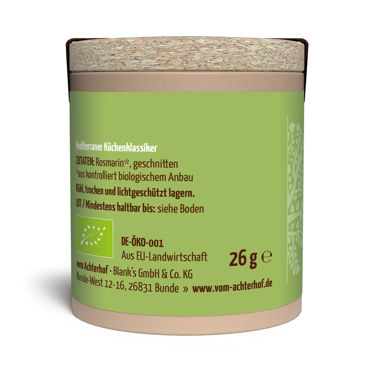Rosmarin geschnitten Bio (26g)