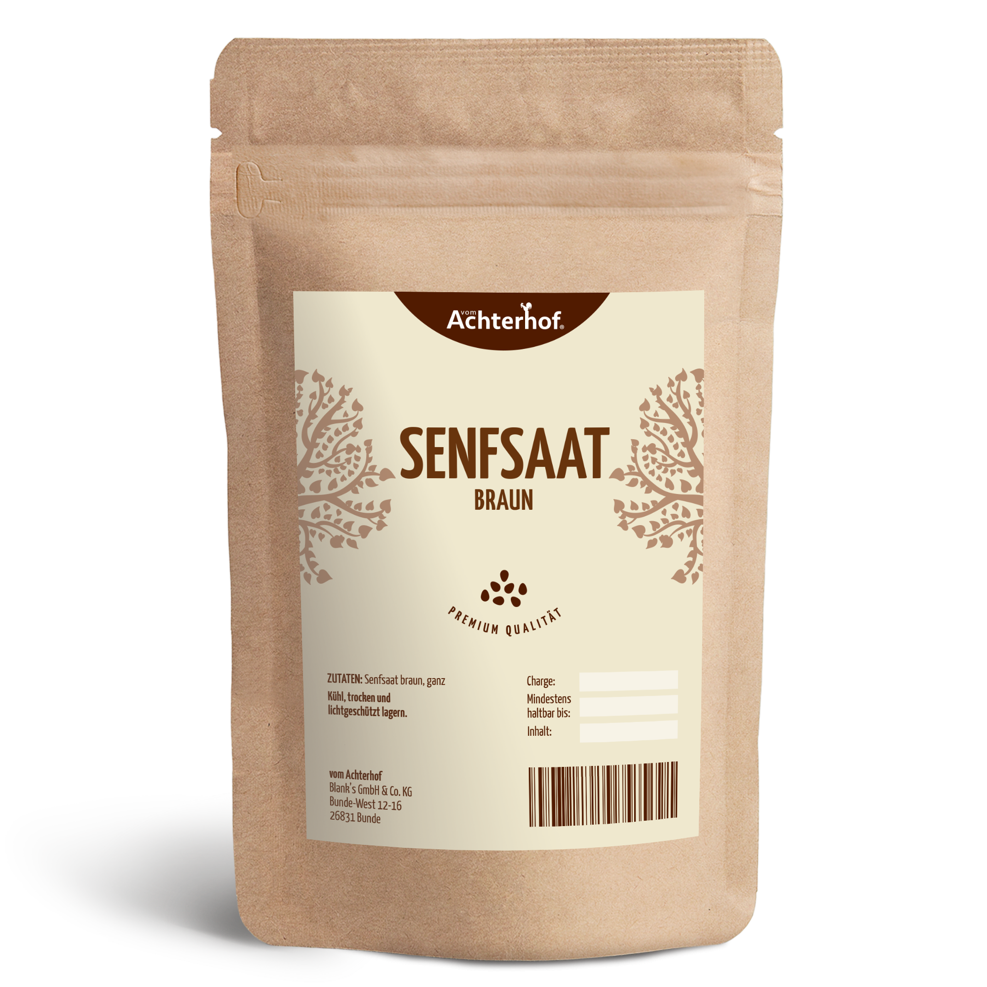 Senfsaat braun ganz (1000g)