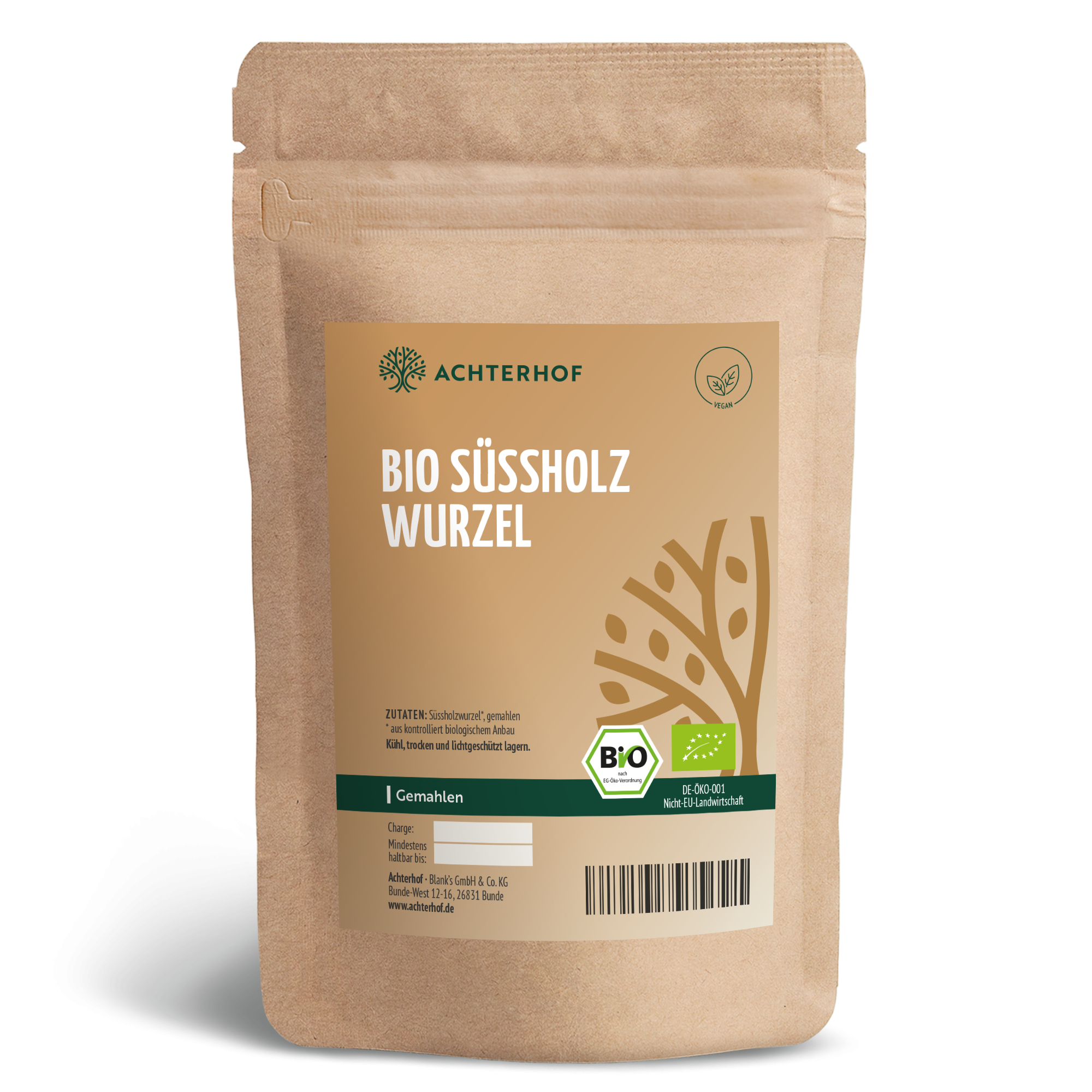 Bio Süßholzwurzel gemahlen (100g)