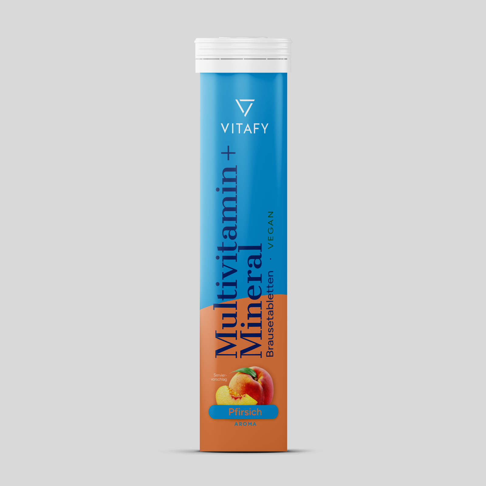 Multivitamin + Mineral - Pfirsich (20 Brausetabletten) - 6er Pack