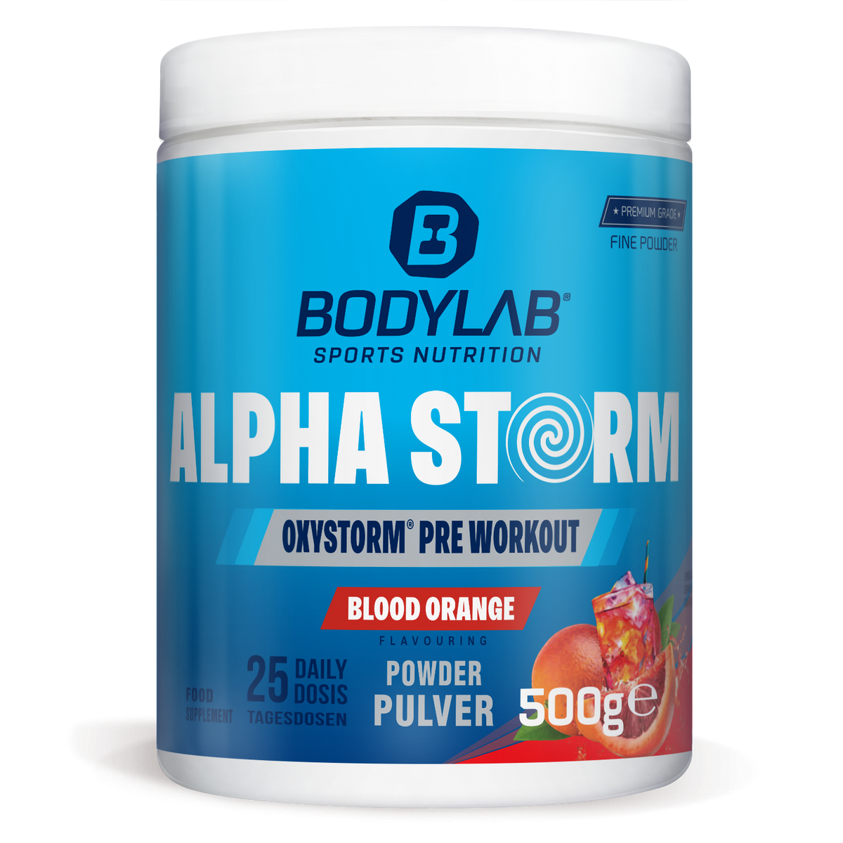 Alpha Storm - OXYSTORM® Pre Workout Blood Orange (500g)