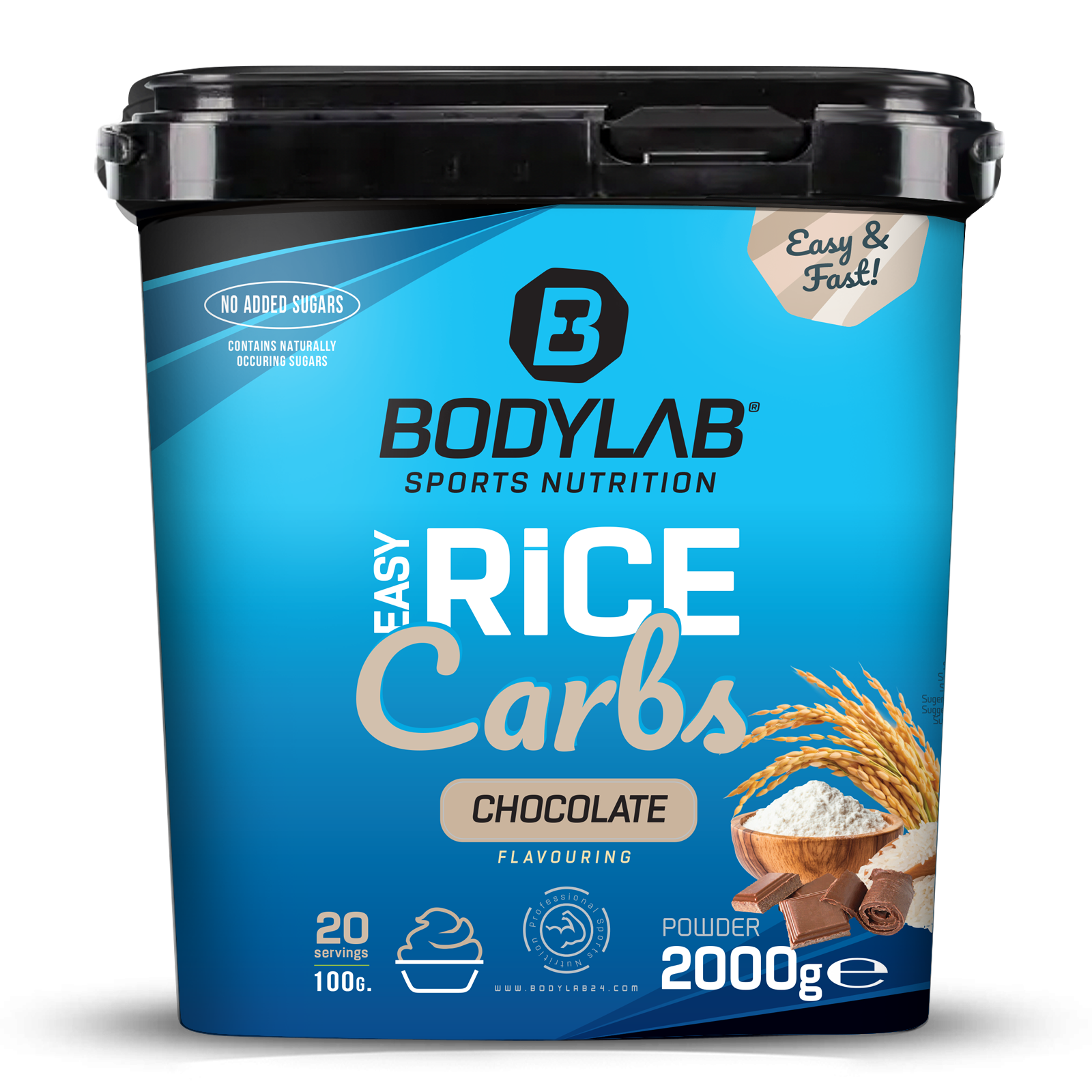 Easy Rice Carbs (2000g) Schokolade