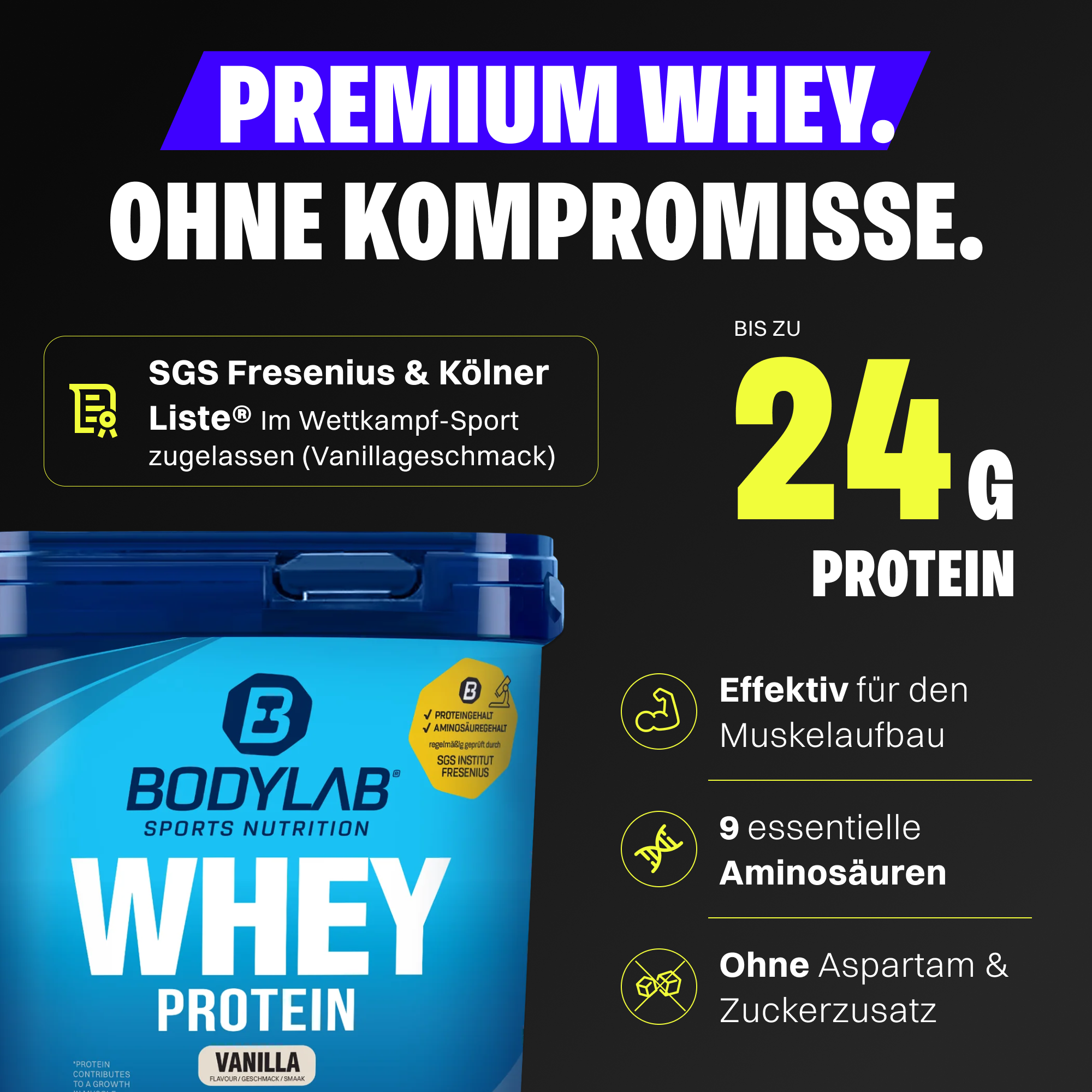 Doppelpack Whey Protein (2x2000g)