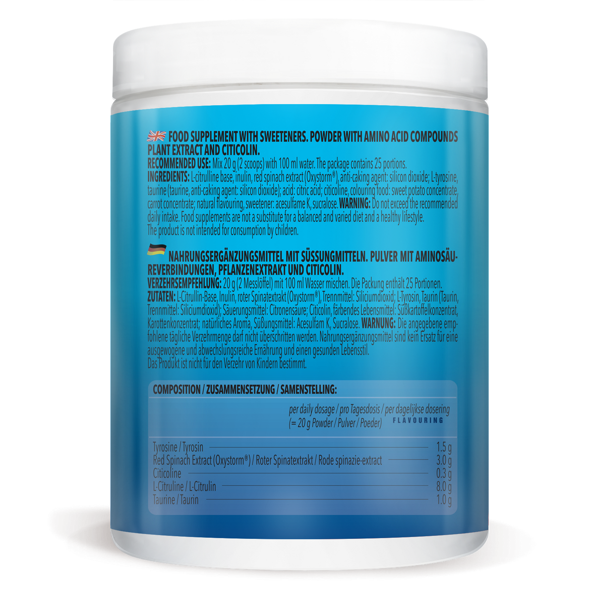 Alpha Storm - OXYSTORM® Pre Workout Blood Orange (500g)