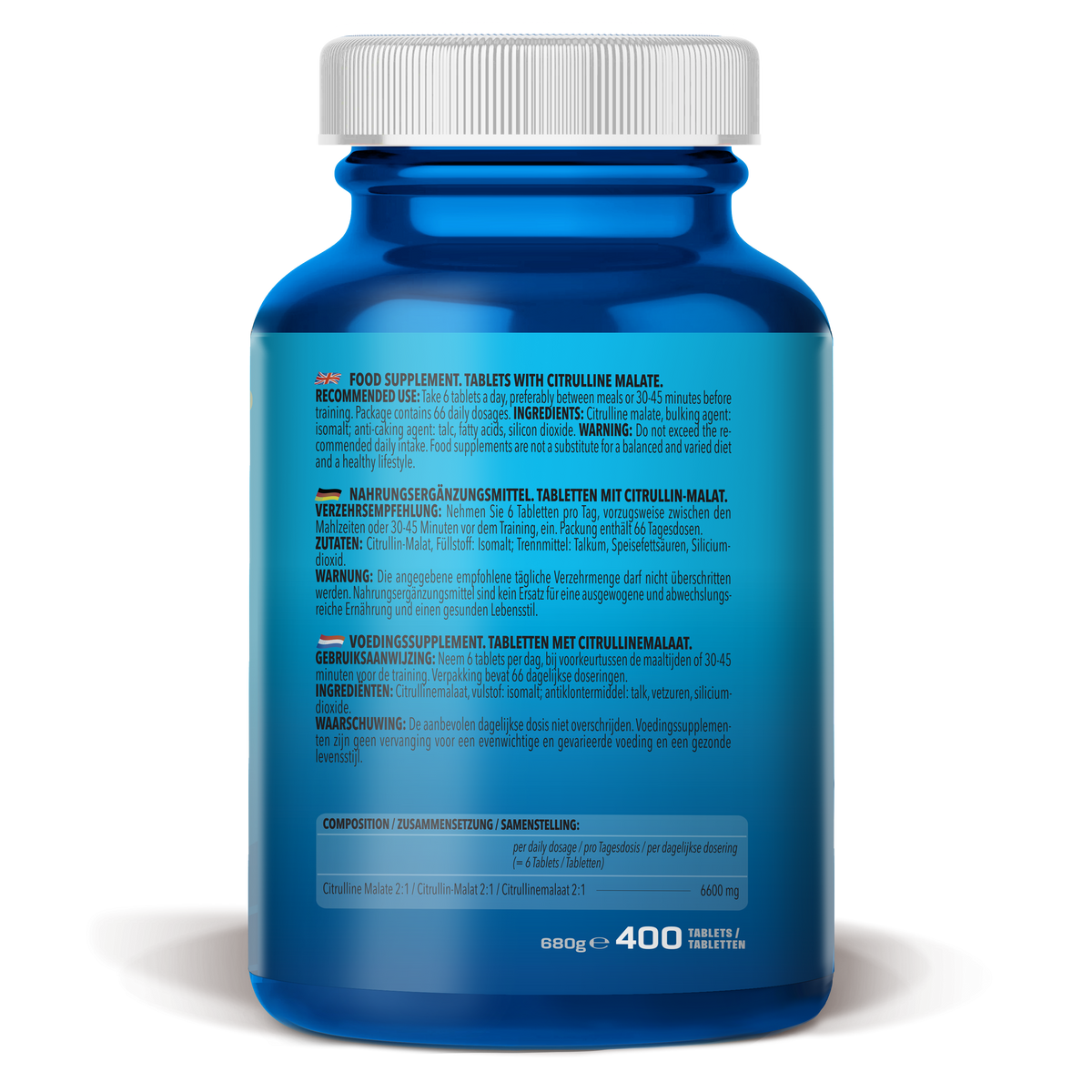Citrulline Malate Pro (400 Tabletten)