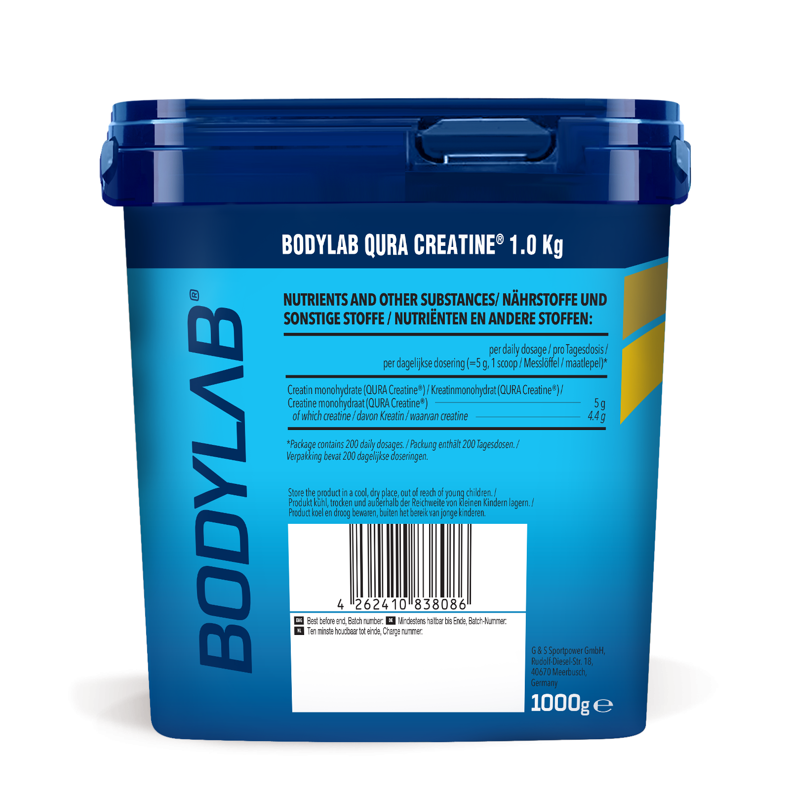 QURA Creatine™ Monohydrate (1000g)