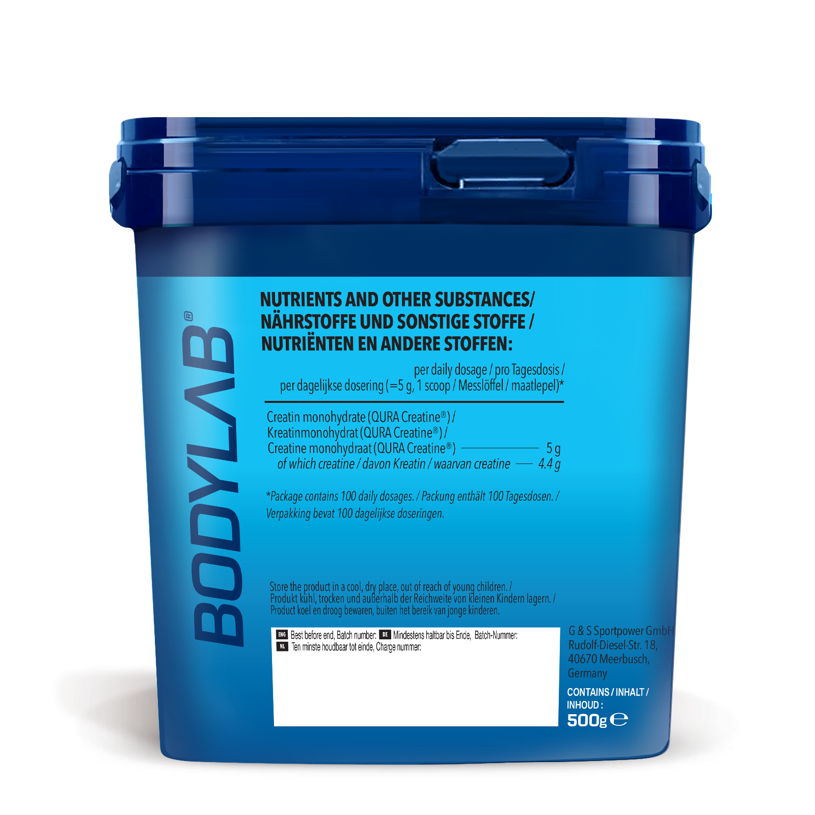 QURA Creatine™ Monohydrate (500g)