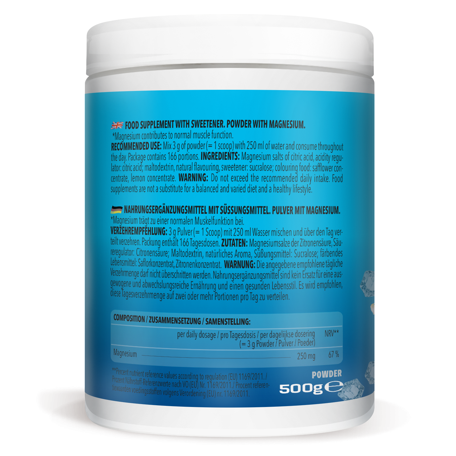 Magnesium Citrate Powder (500g)