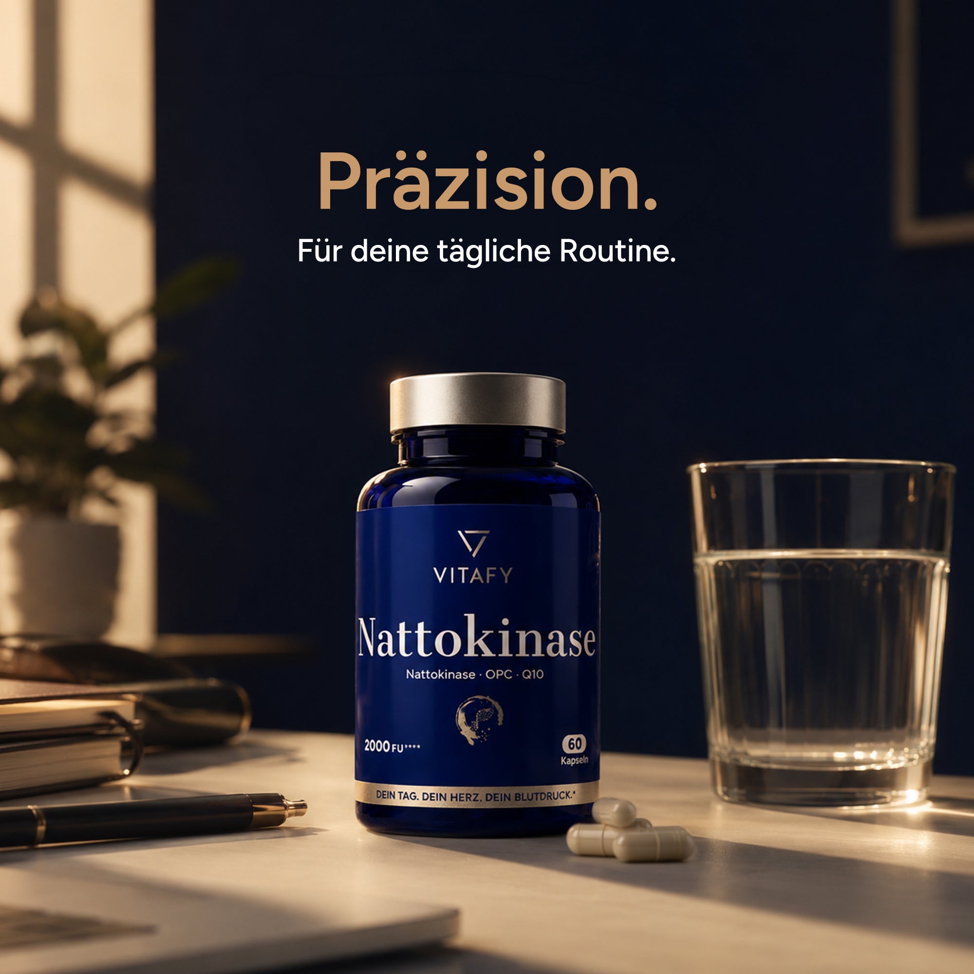 Nattokinase mit OPC und Coenzym Q10 (60 Kapseln)