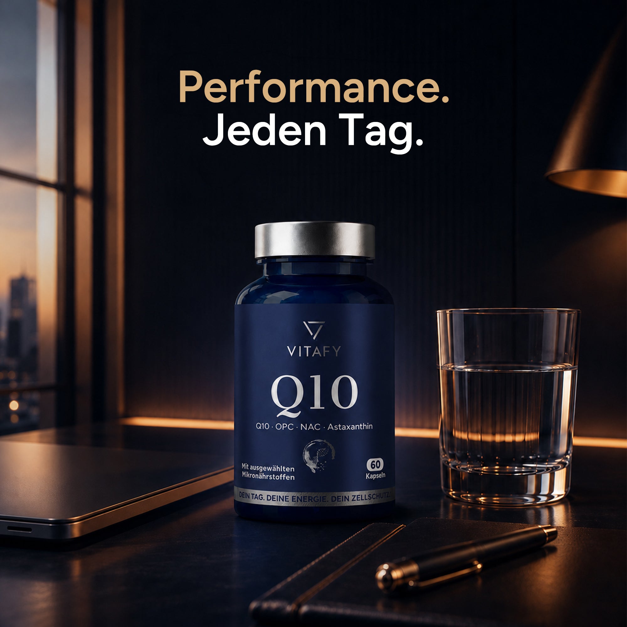 Q10 Zellschutz Komplex mit OPC, NAC und Astaxanthin (60 Kapseln)