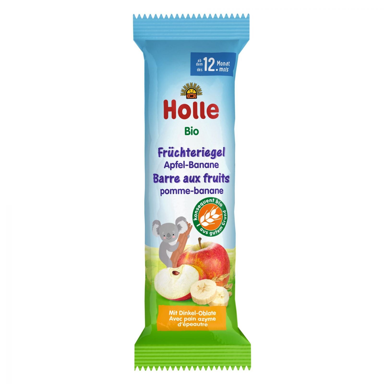 Bio-Früchteriegel Apfel-Banane ab dem 12. Monat (25g)