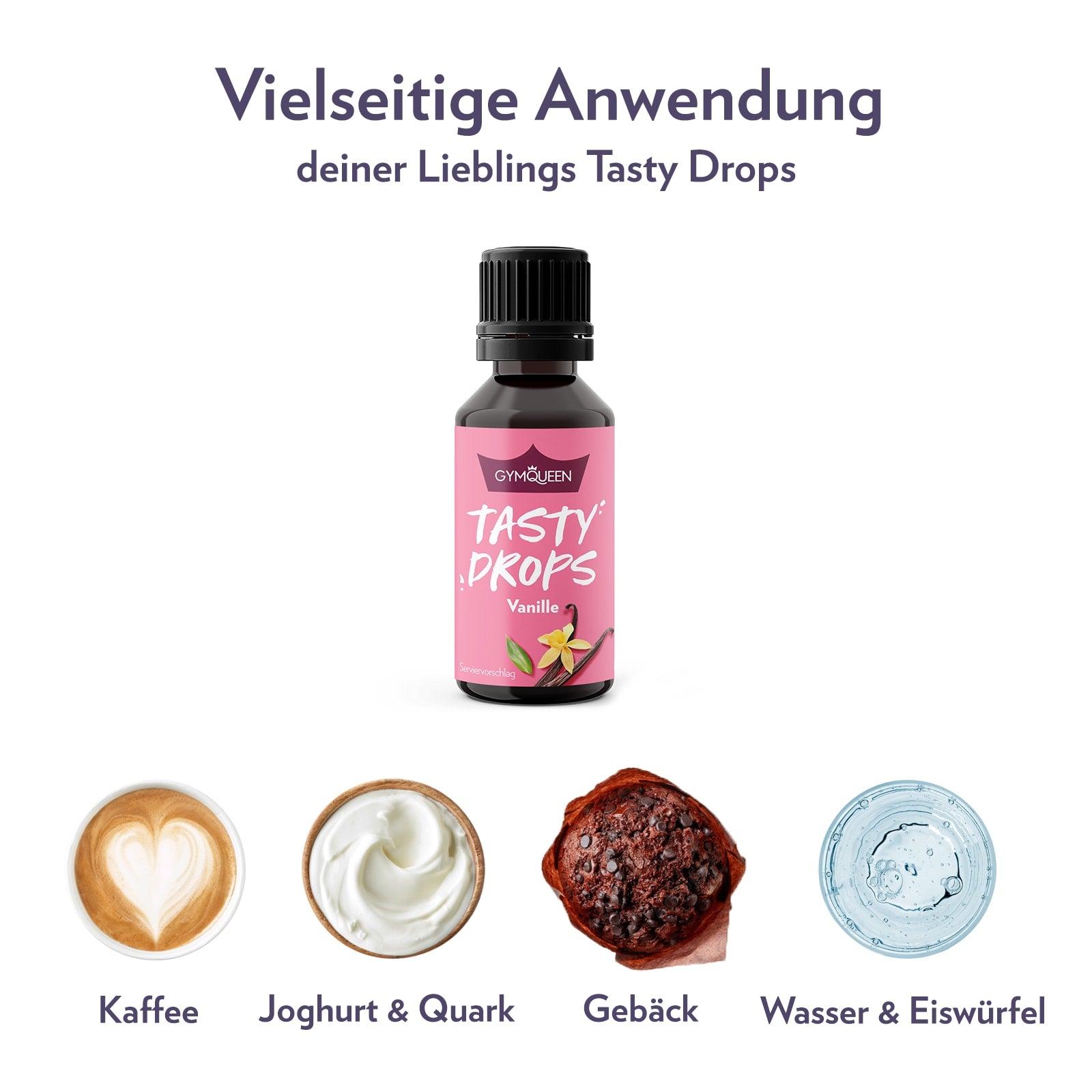 GymQueen Tasty Drops Dreierpack (3x30ml)