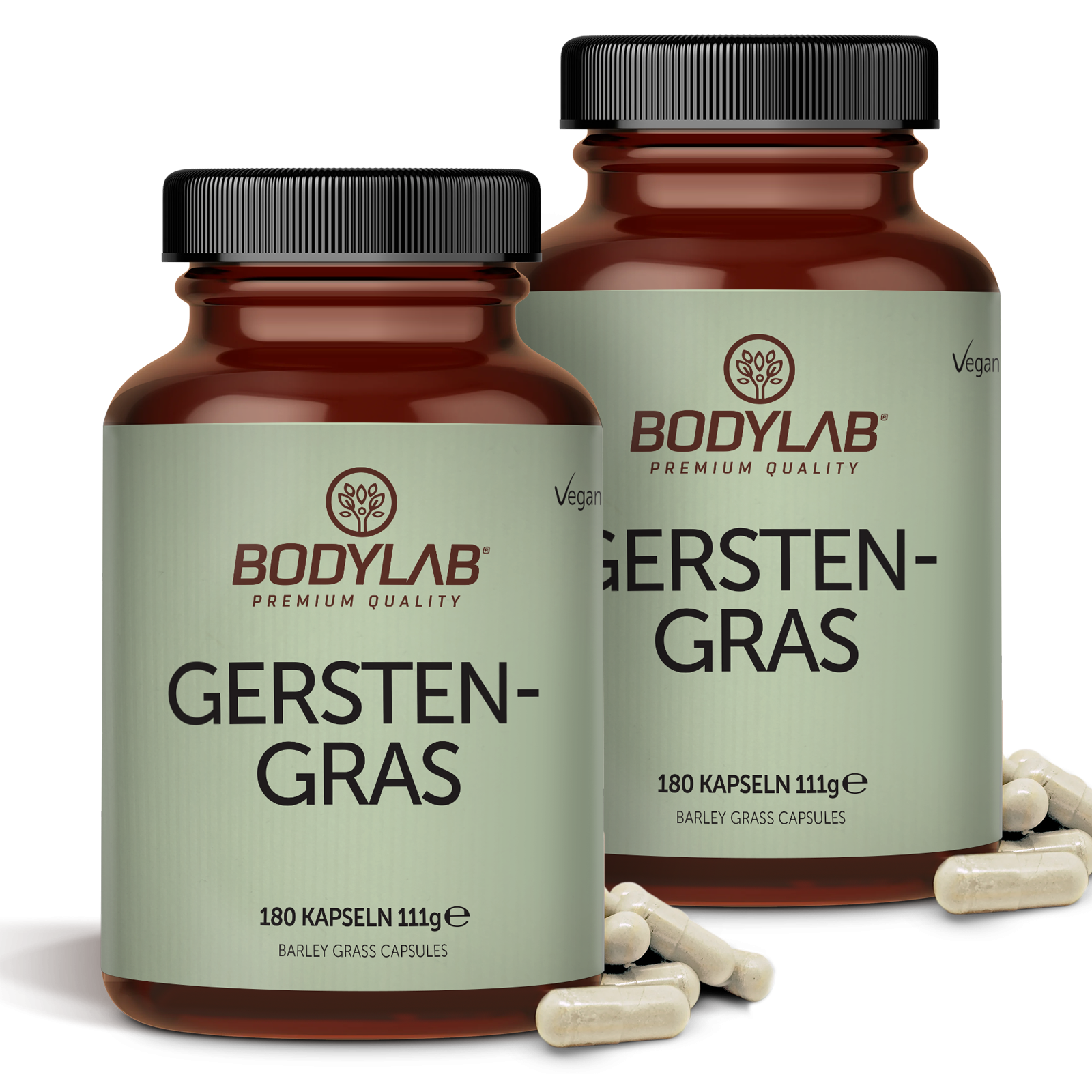 2 x Gerstengras in Kapselform (2 x 180 Kapseln)