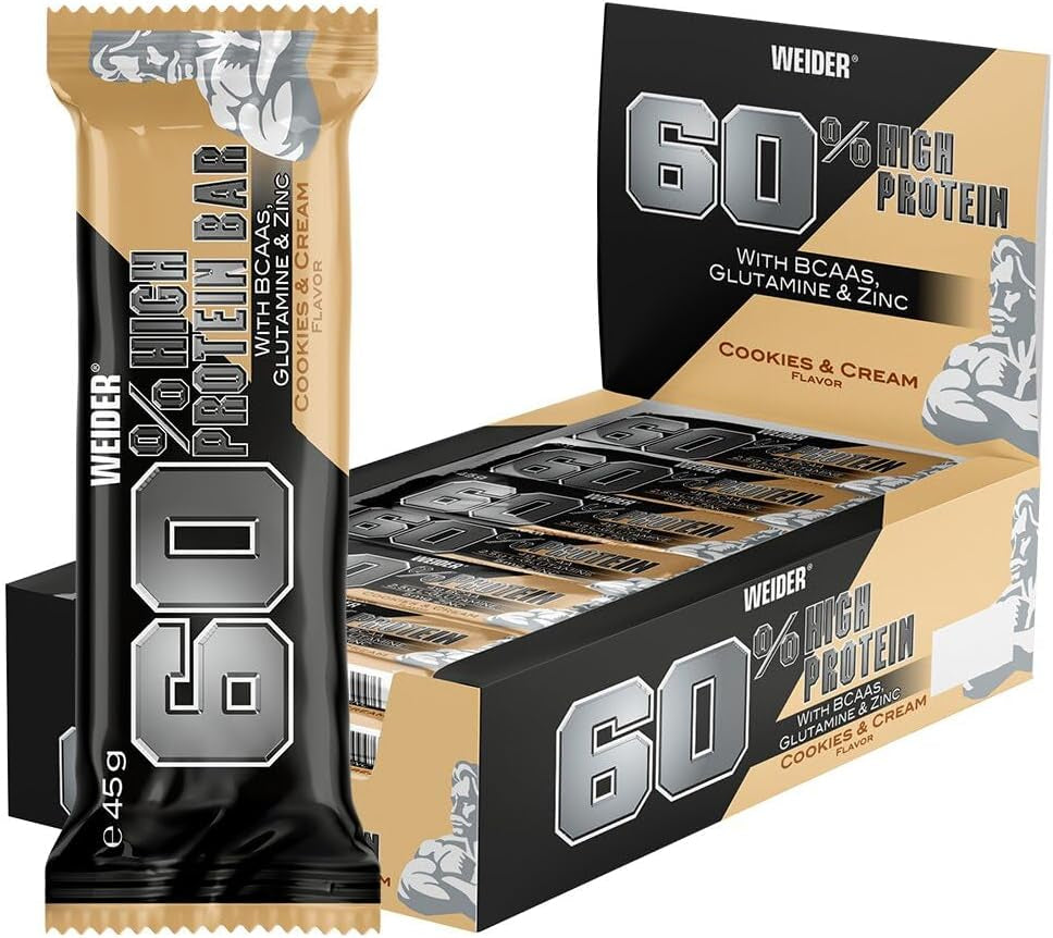 60% Protein Bar (24x45g) Cookies & Cream