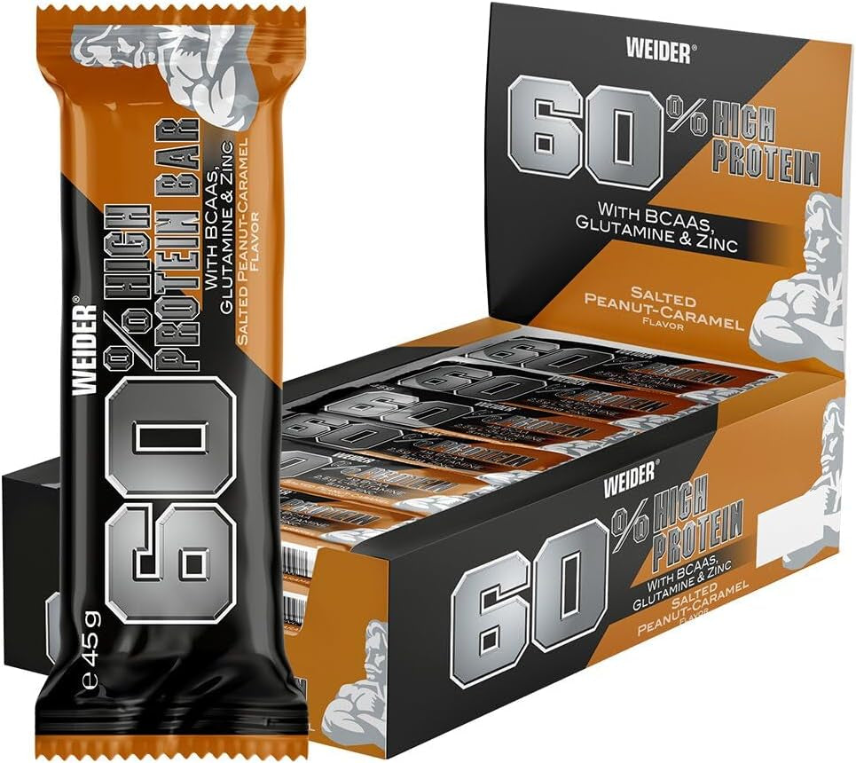 60% Protein Bar (24x45g) Salted Peanut Caramel