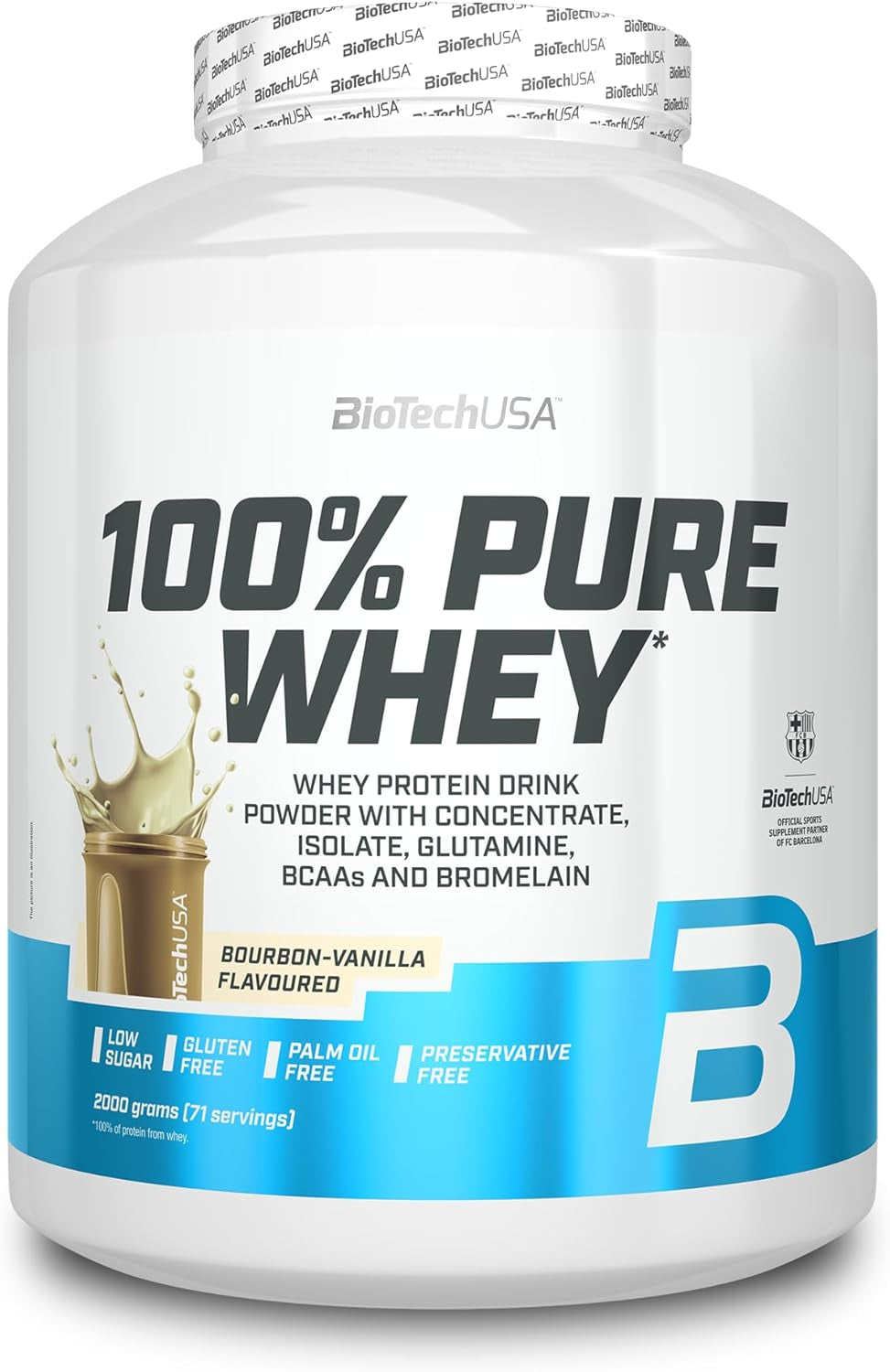 100% Pure Whey (2000g) Bourbon-Vanille