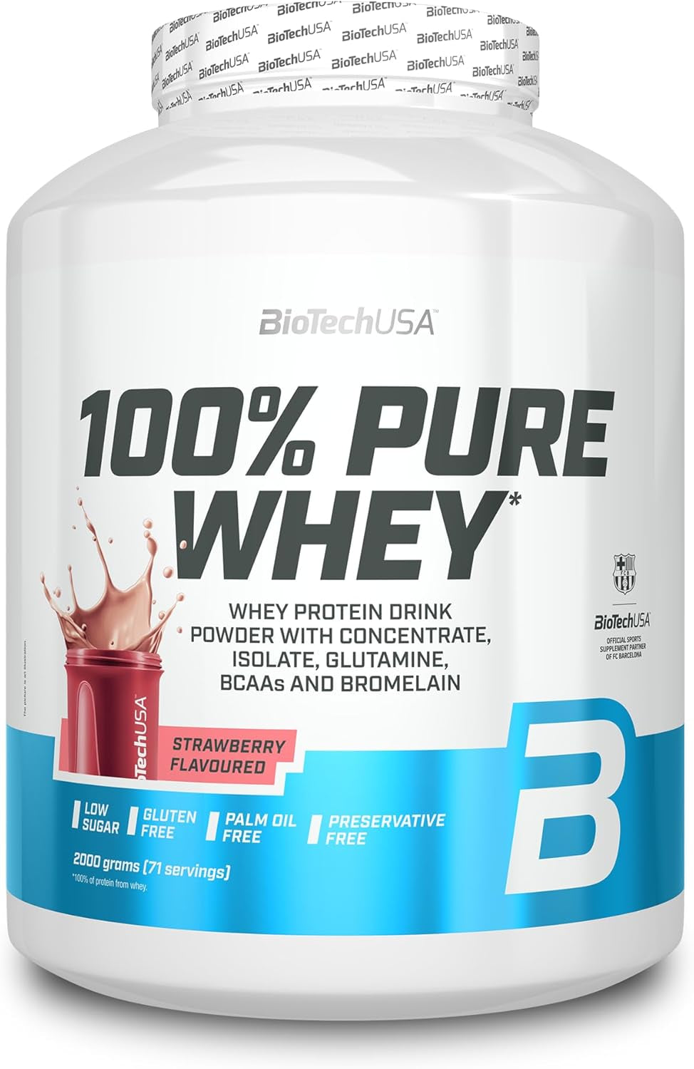 100% Pure Whey (2000g) Erdbeere