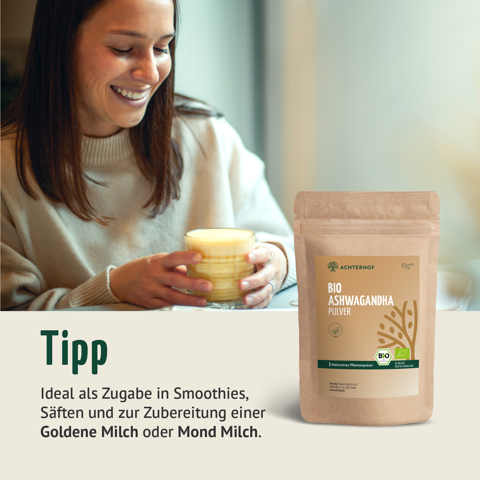 Ashwagandha Pulver Bio (250g)